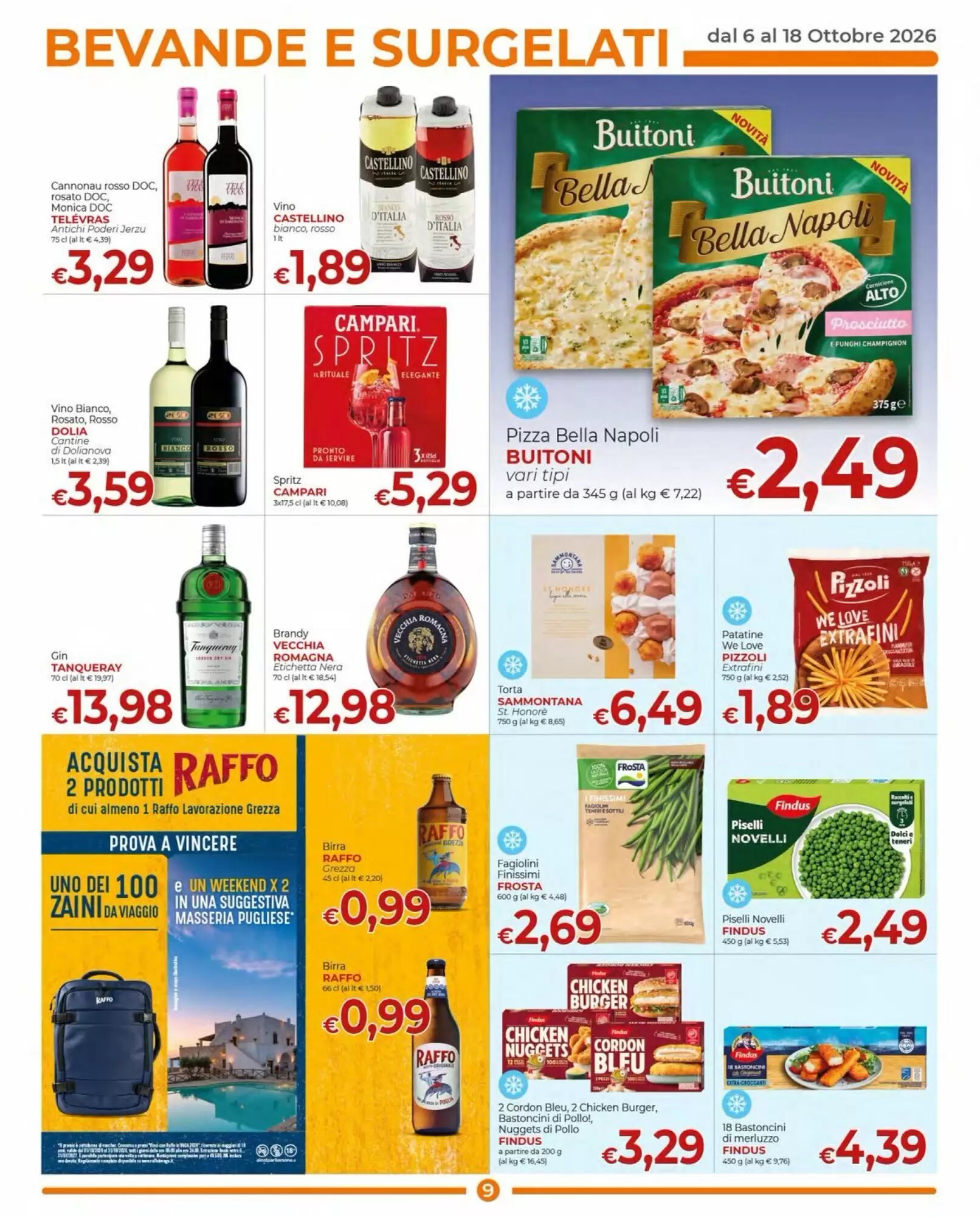 Volantino promozionale Supermercati Nonna Isa  valide dal 06/10/2026 - Pagina 9.