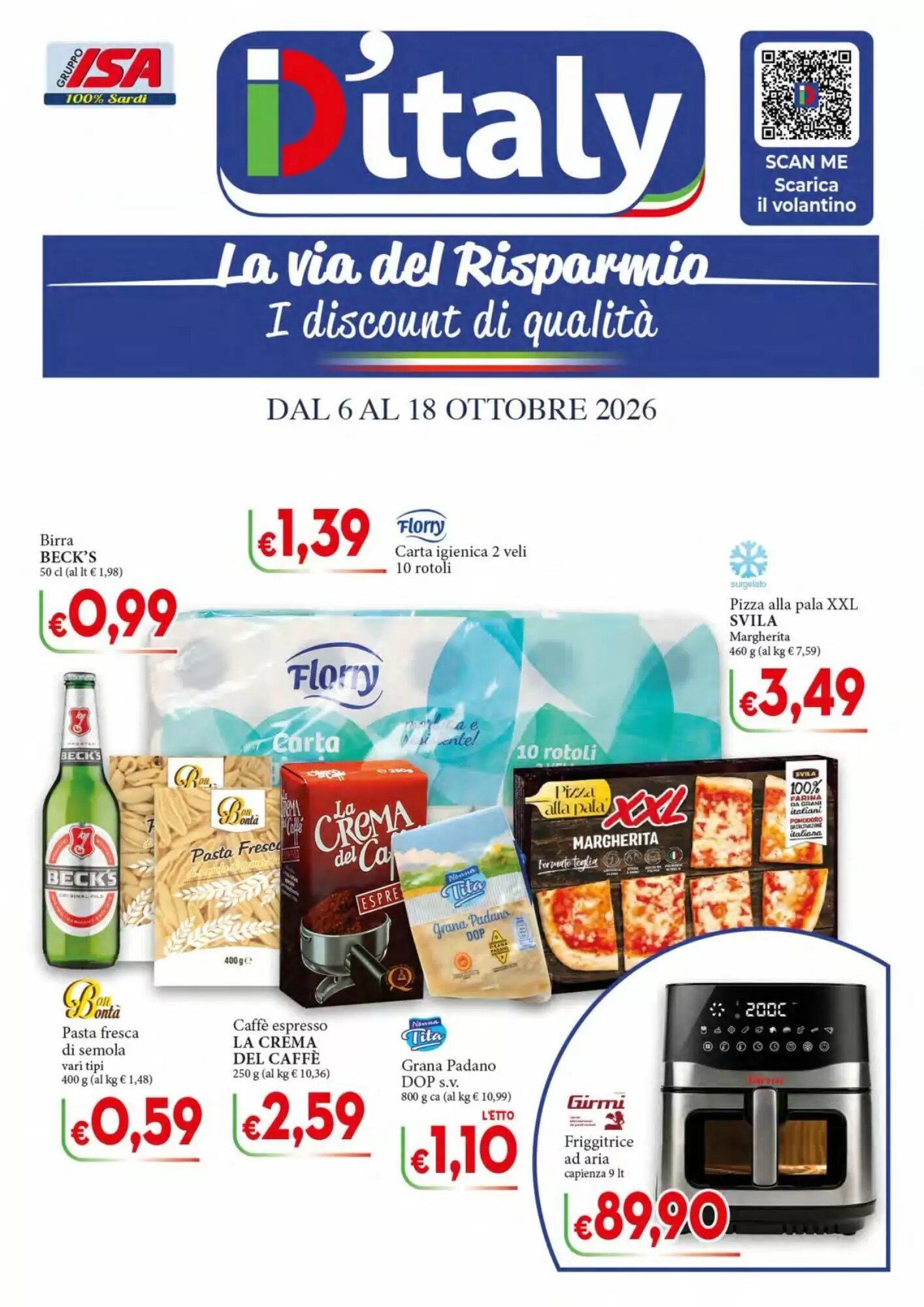 Volantino promozionale D'Italy valide dal 06/10/2026 - Pagina 1.