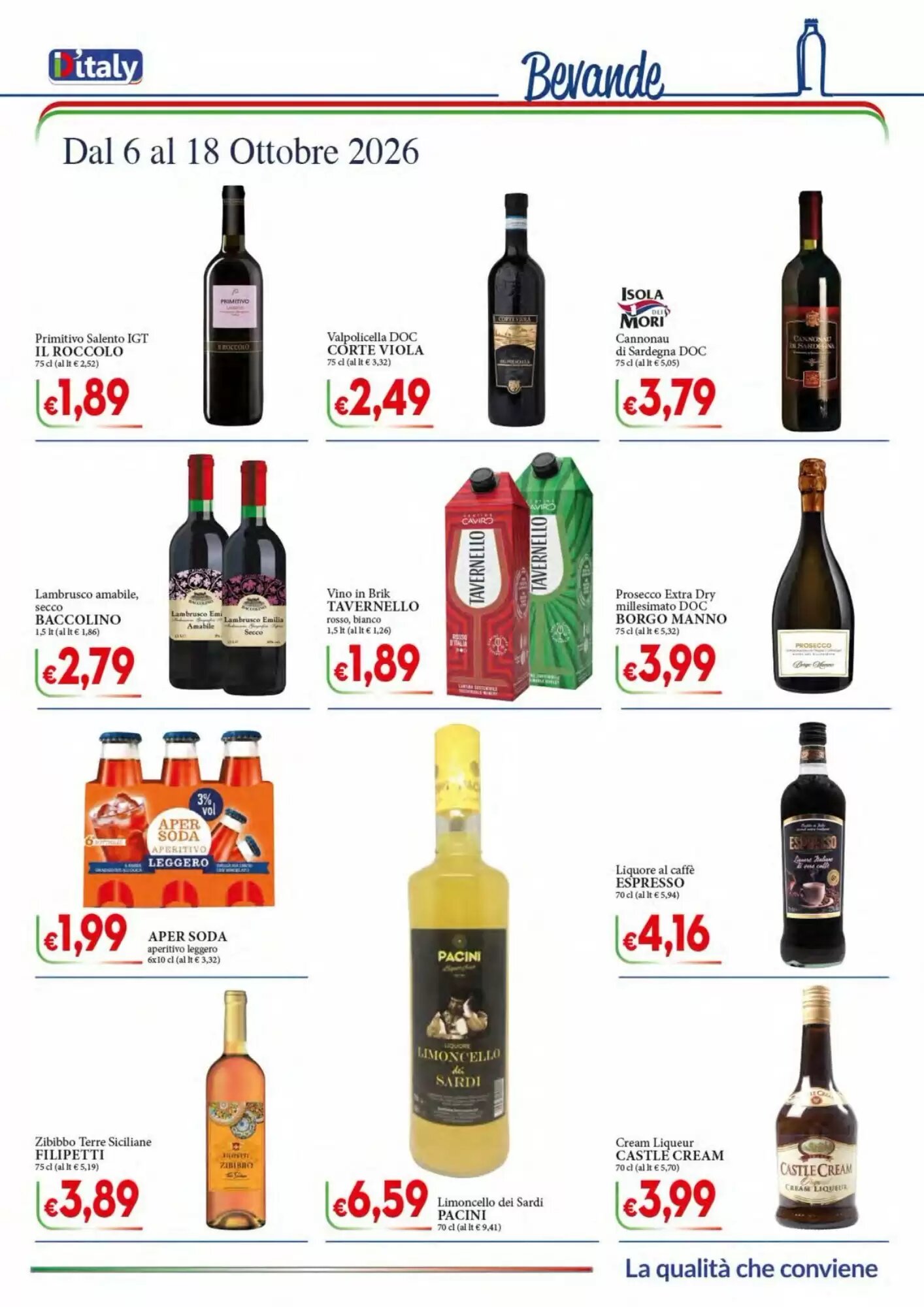 Volantino promozionale D'Italy  valide dal 06/10/2026 - Pagina 11.