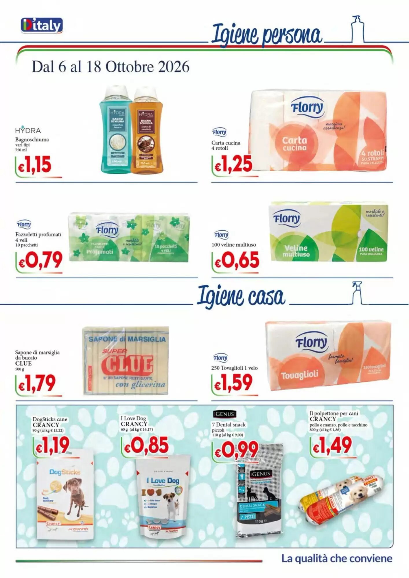 Volantino promozionale D'Italy  valide dal 06/10/2026 - Pagina 14.