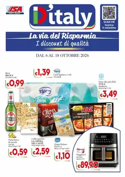 Volantino promozionale D'Italy  valide dal 06/10/2026