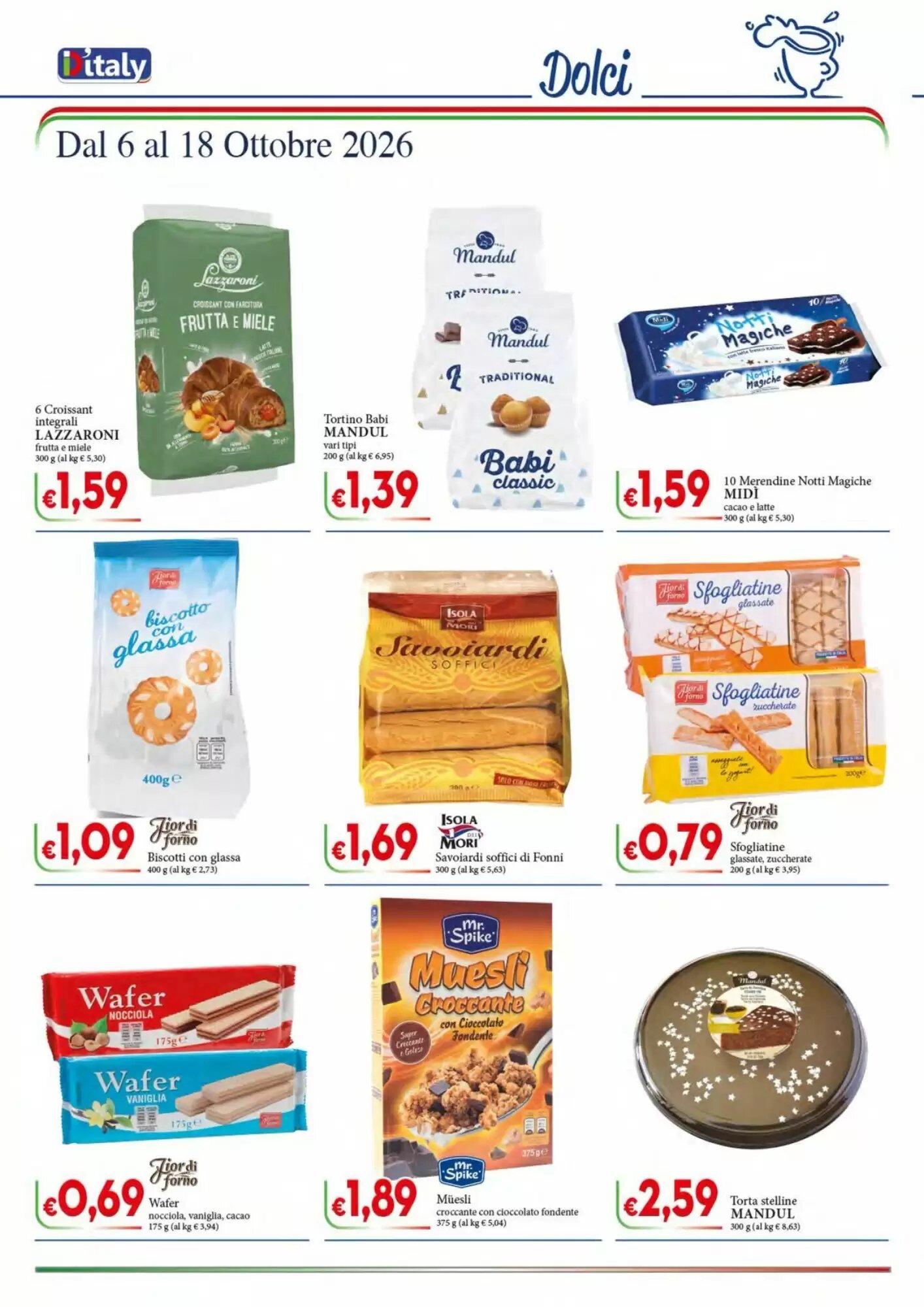 Volantino promozionale D'Italy  valide dal 06/10/2026 - Pagina 6.