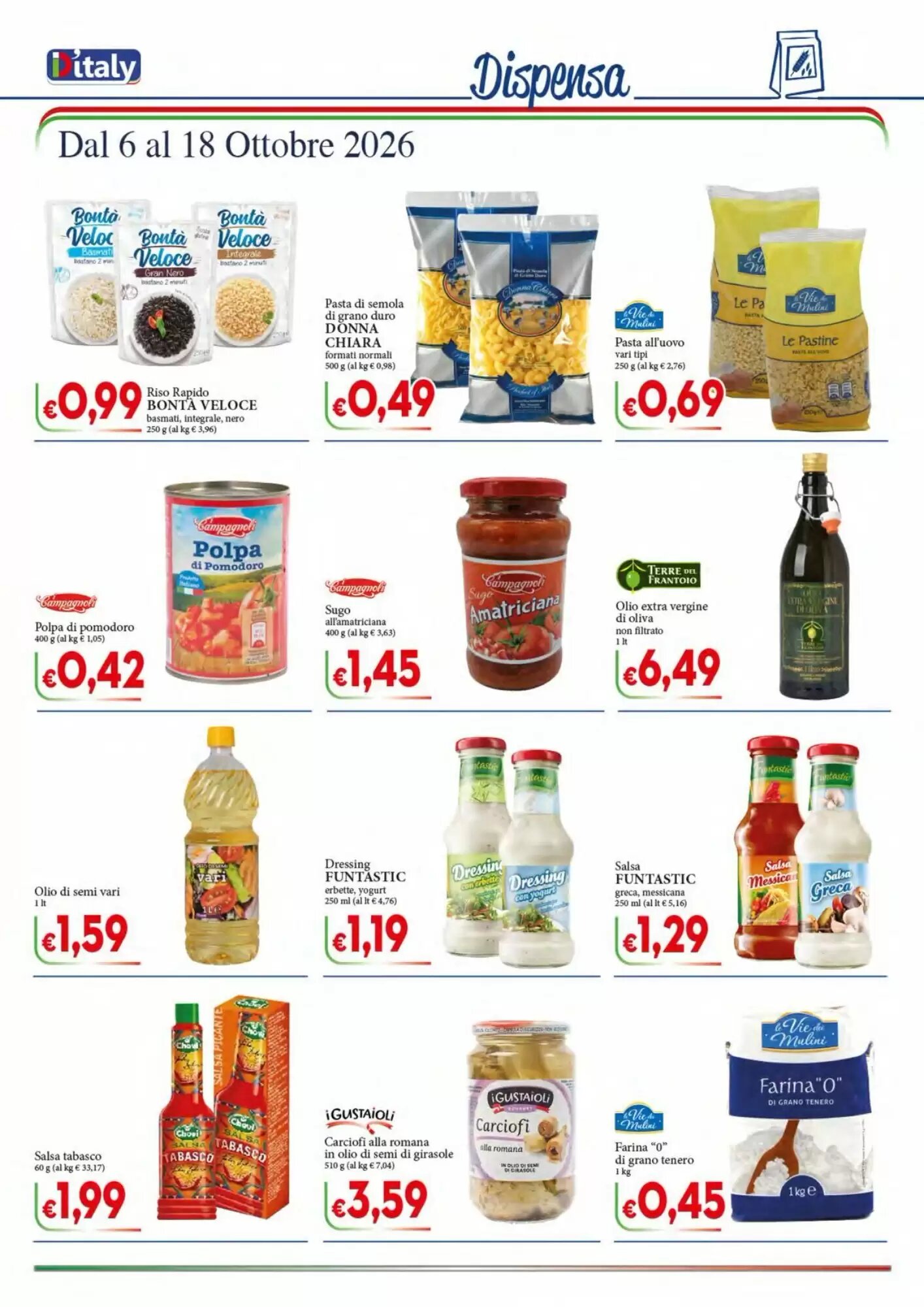 Volantino promozionale D'Italy  valide dal 06/10/2026 - Pagina 8.