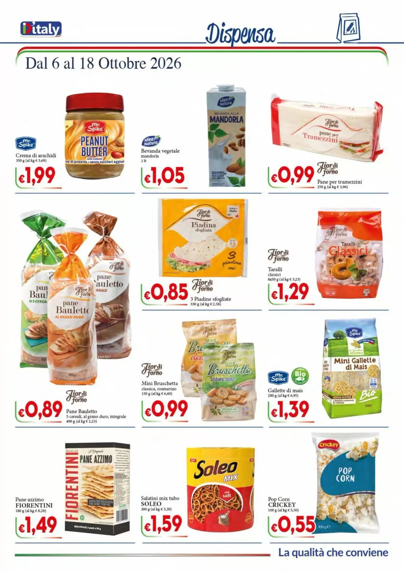 Volantino promozionale D'Italy  valide dal 06/10/2026 - Pagina 9.
