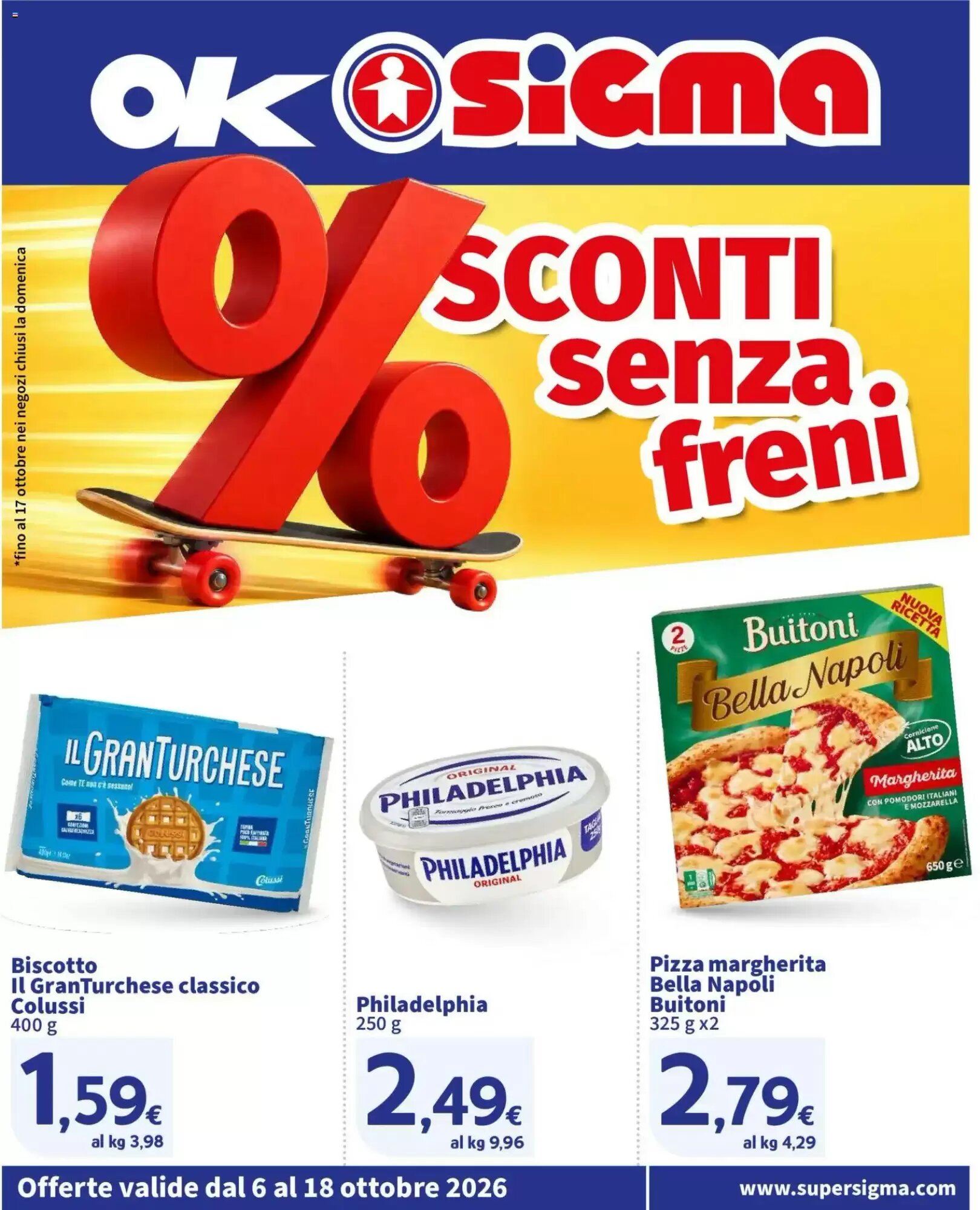 Volantino promozionale Ok Sigma valide dal 06/10/2026 - Pagina 1.