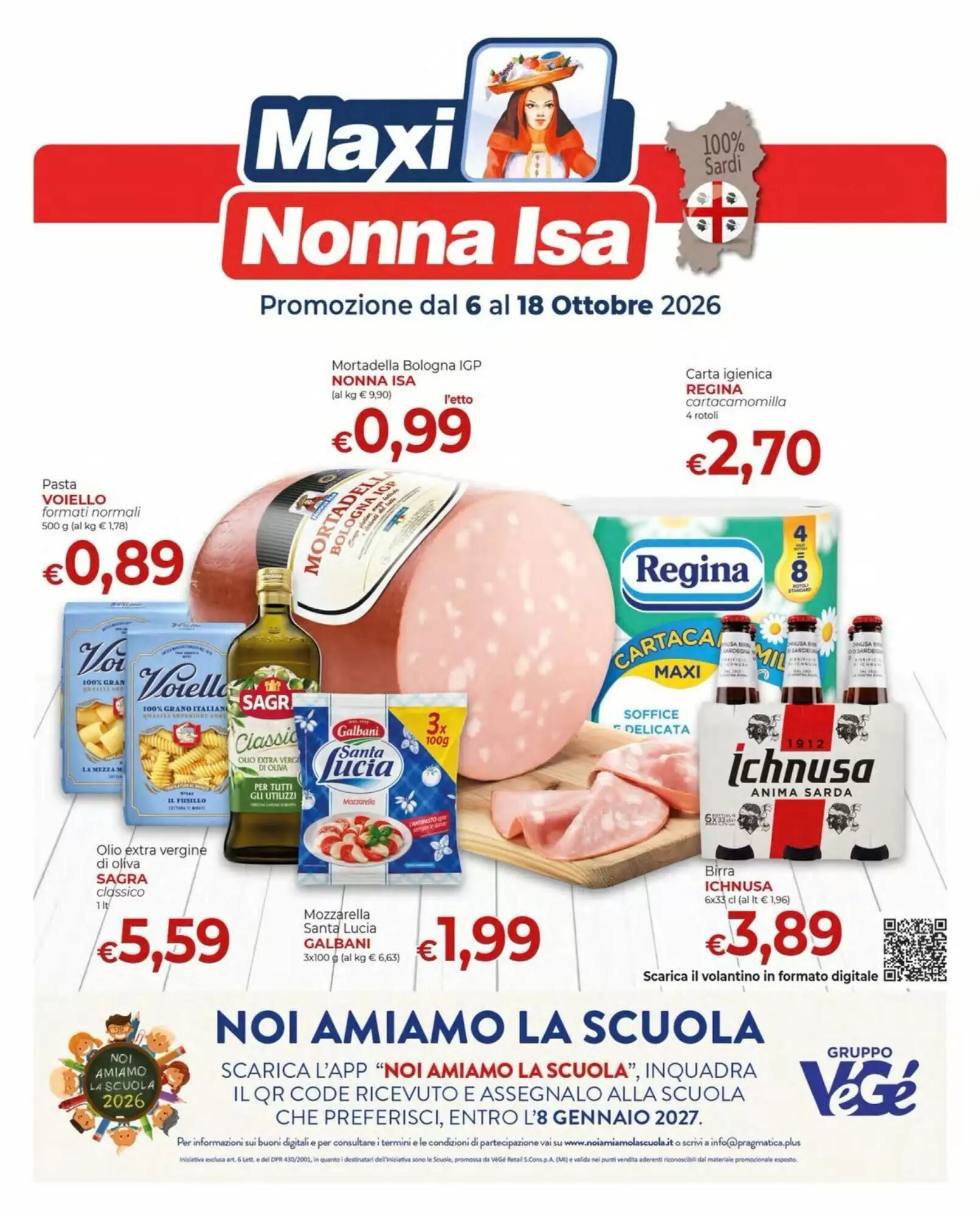 Volantino promozionale Maxi Nonna Isa valide dal 06/10/2026 - Pagina 1.