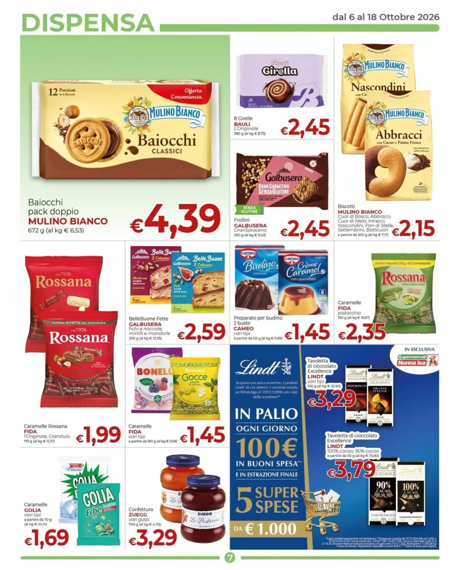 Volantino promozionale Maxi Nonna Isa  valide dal 06/10/2026 - Pagina 7.