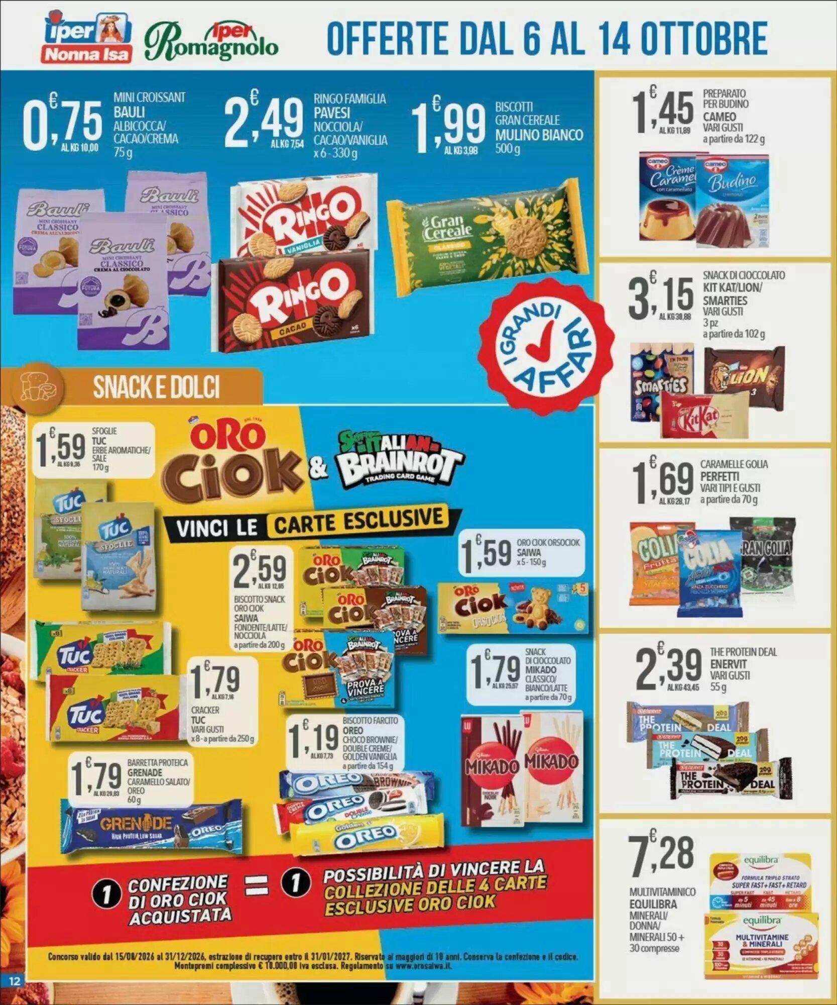 Volantino promozionale Iper Nonna Isa  valide dal 06/10/2026 - Pagina 12.