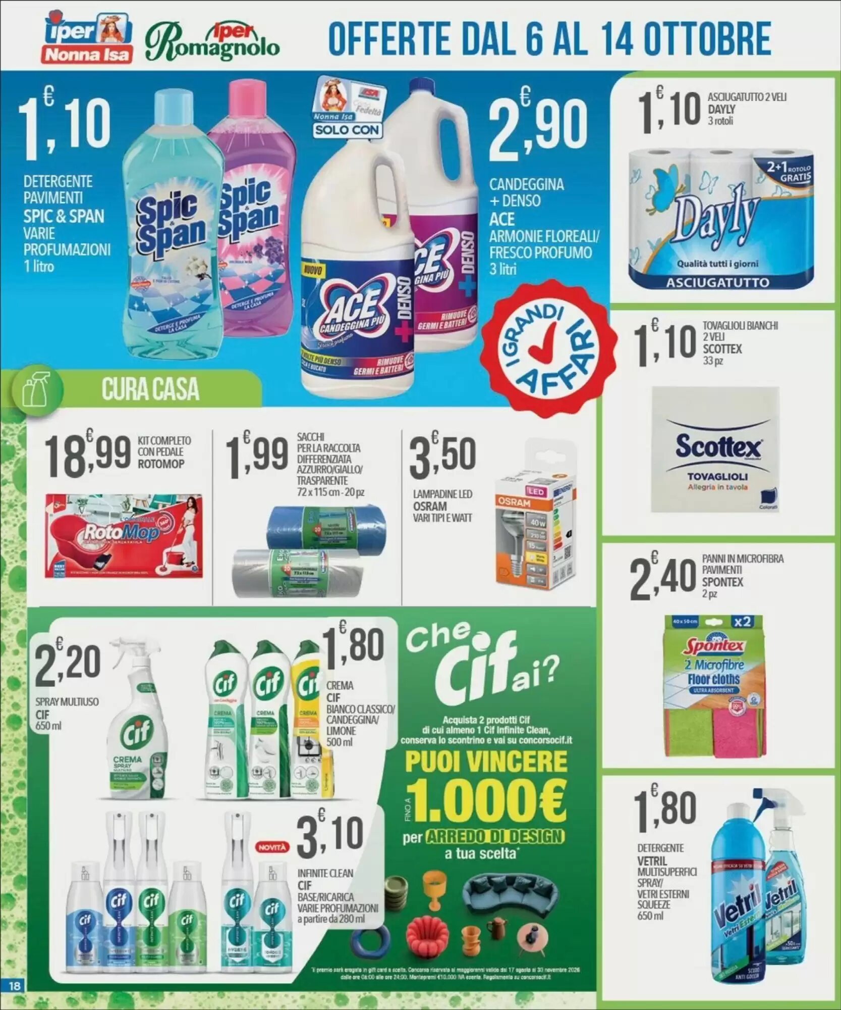 Volantino promozionale Iper Nonna Isa  valide dal 06/10/2026 - Pagina 18.