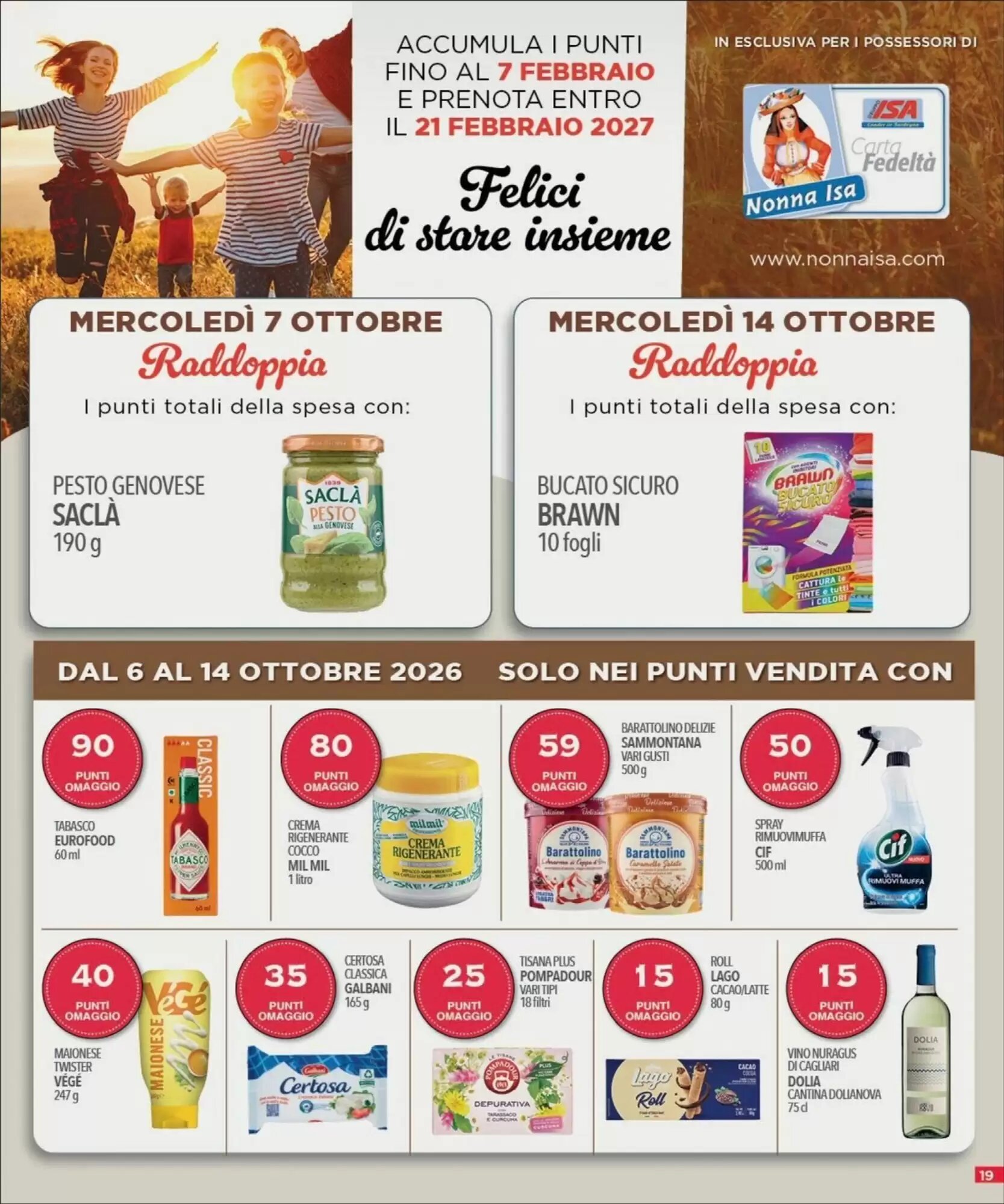 Volantino promozionale Iper Nonna Isa  valide dal 06/10/2026 - Pagina 19.
