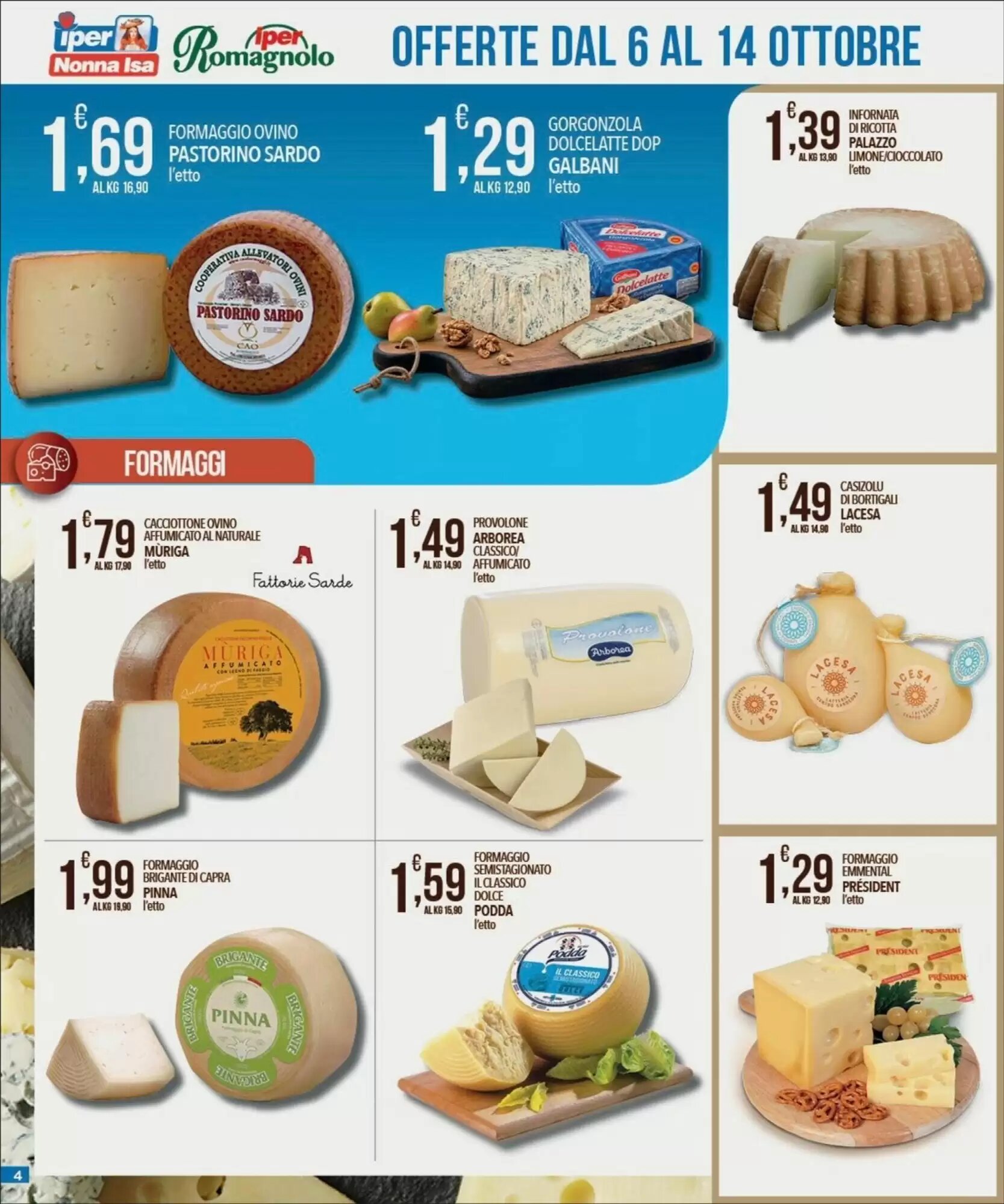 Volantino promozionale Iper Nonna Isa  valide dal 06/10/2026 - Pagina 4.
