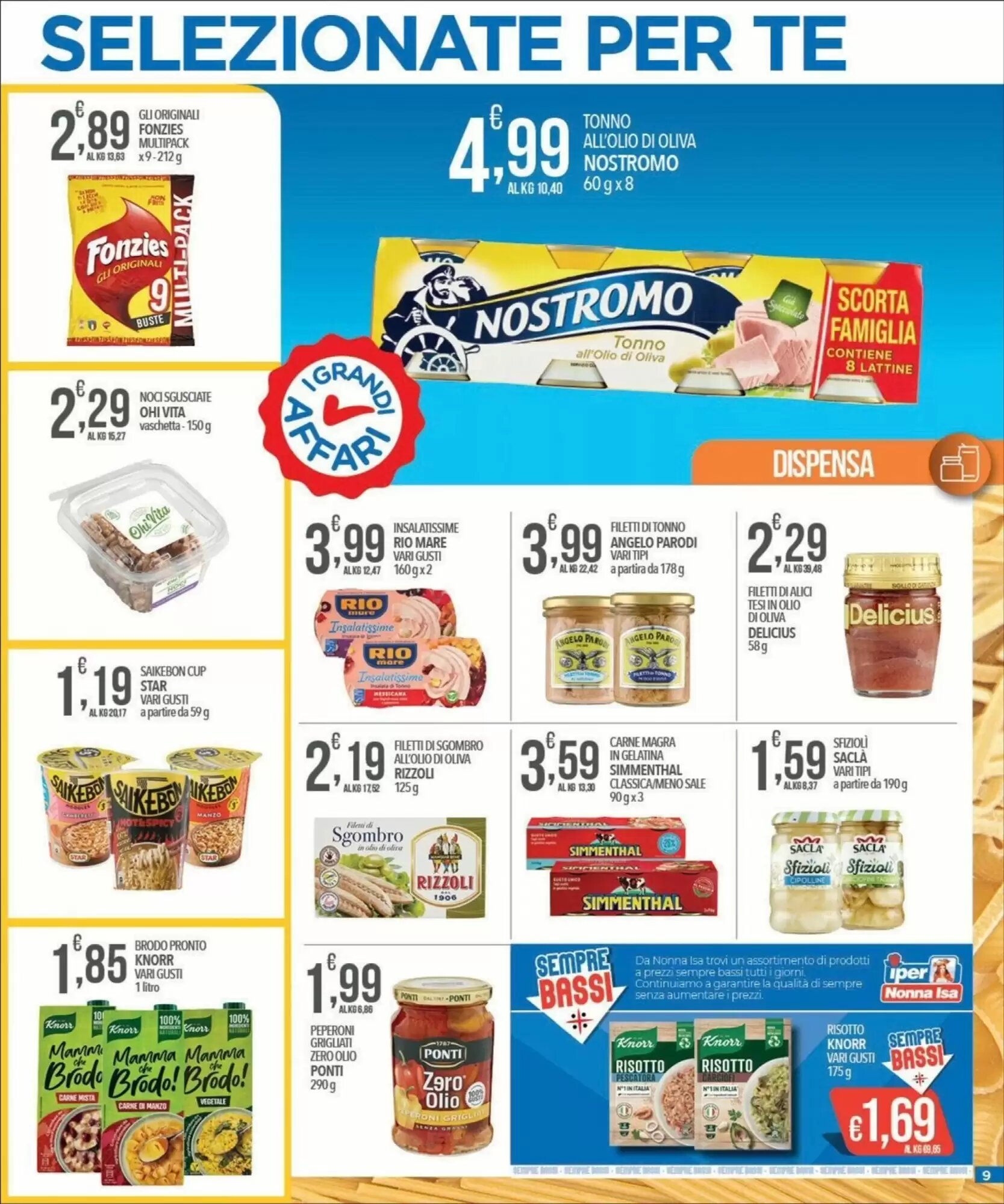 Volantino promozionale Iper Nonna Isa  valide dal 06/10/2026 - Pagina 9.