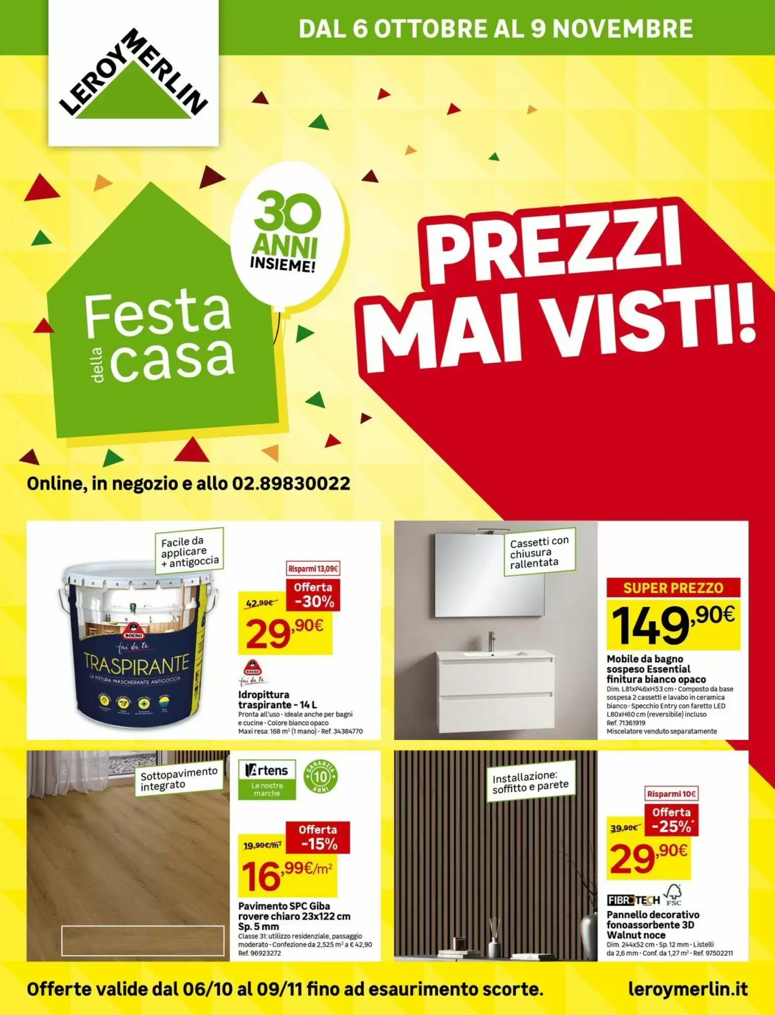 Volantino promozionale Leroy Merlin valide dal 06/10/2026 - Pagina 1.