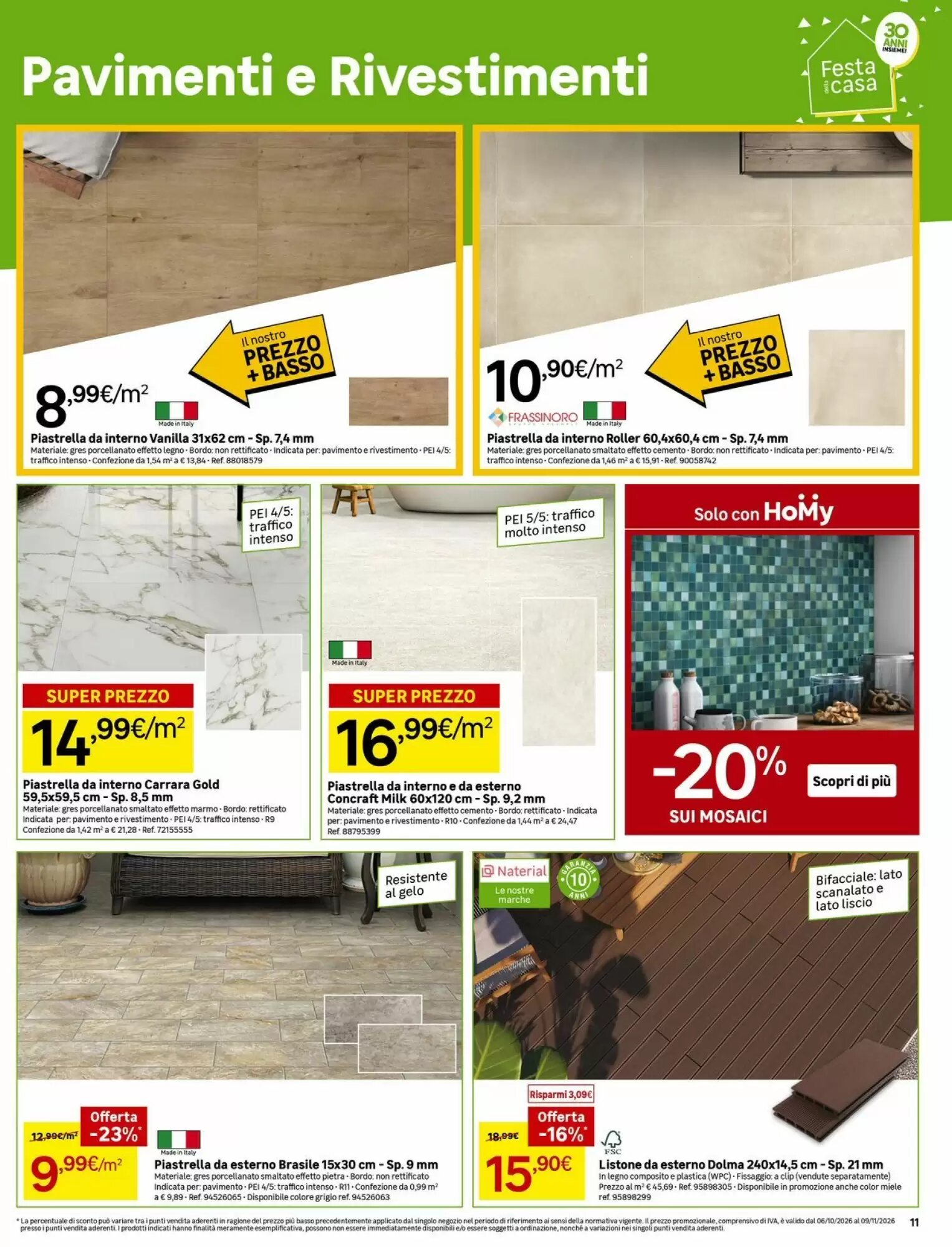 Volantino promozionale Leroy Merlin  valide dal 06/10/2026 - Pagina 11.