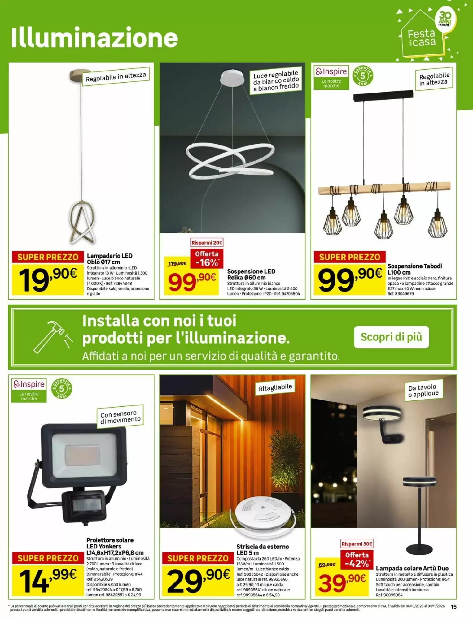 Volantino promozionale Leroy Merlin  valide dal 06/10/2026 - Pagina 15.