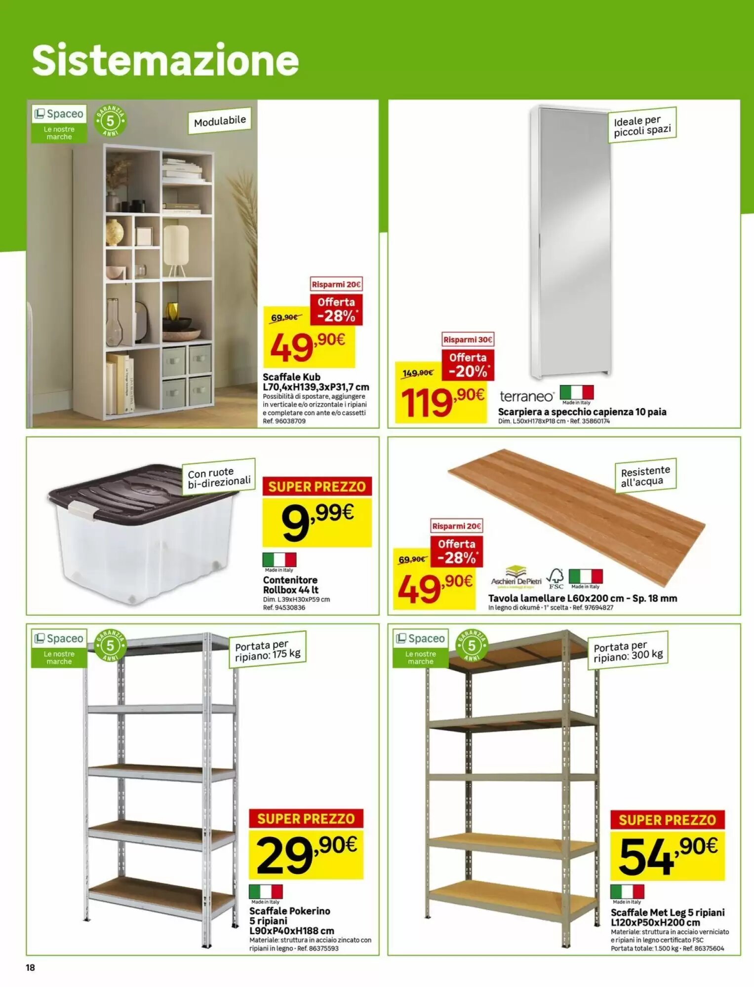 Volantino promozionale Leroy Merlin  valide dal 06/10/2026 - Pagina 18.