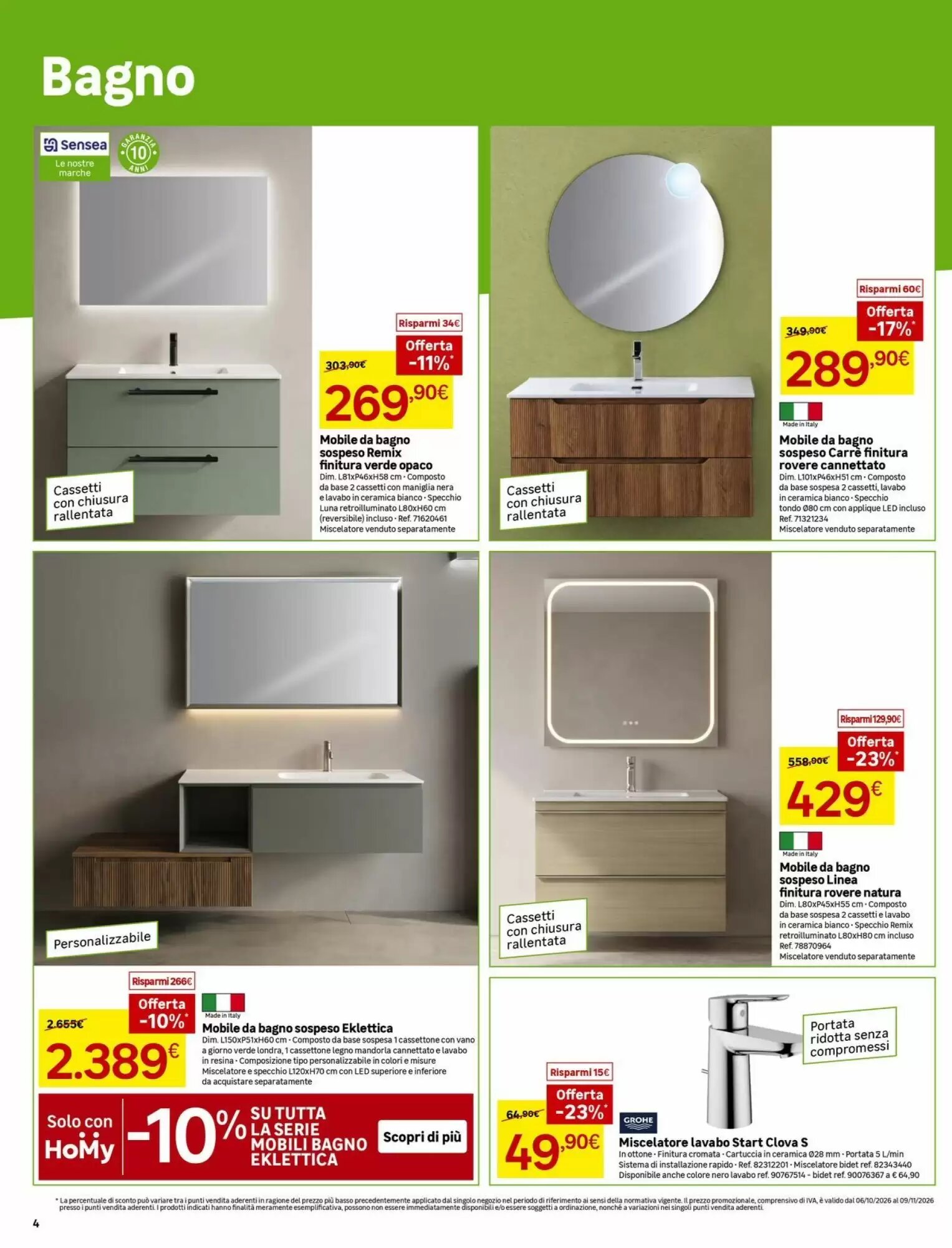 Volantino promozionale Leroy Merlin  valide dal 06/10/2026 - Pagina 4.