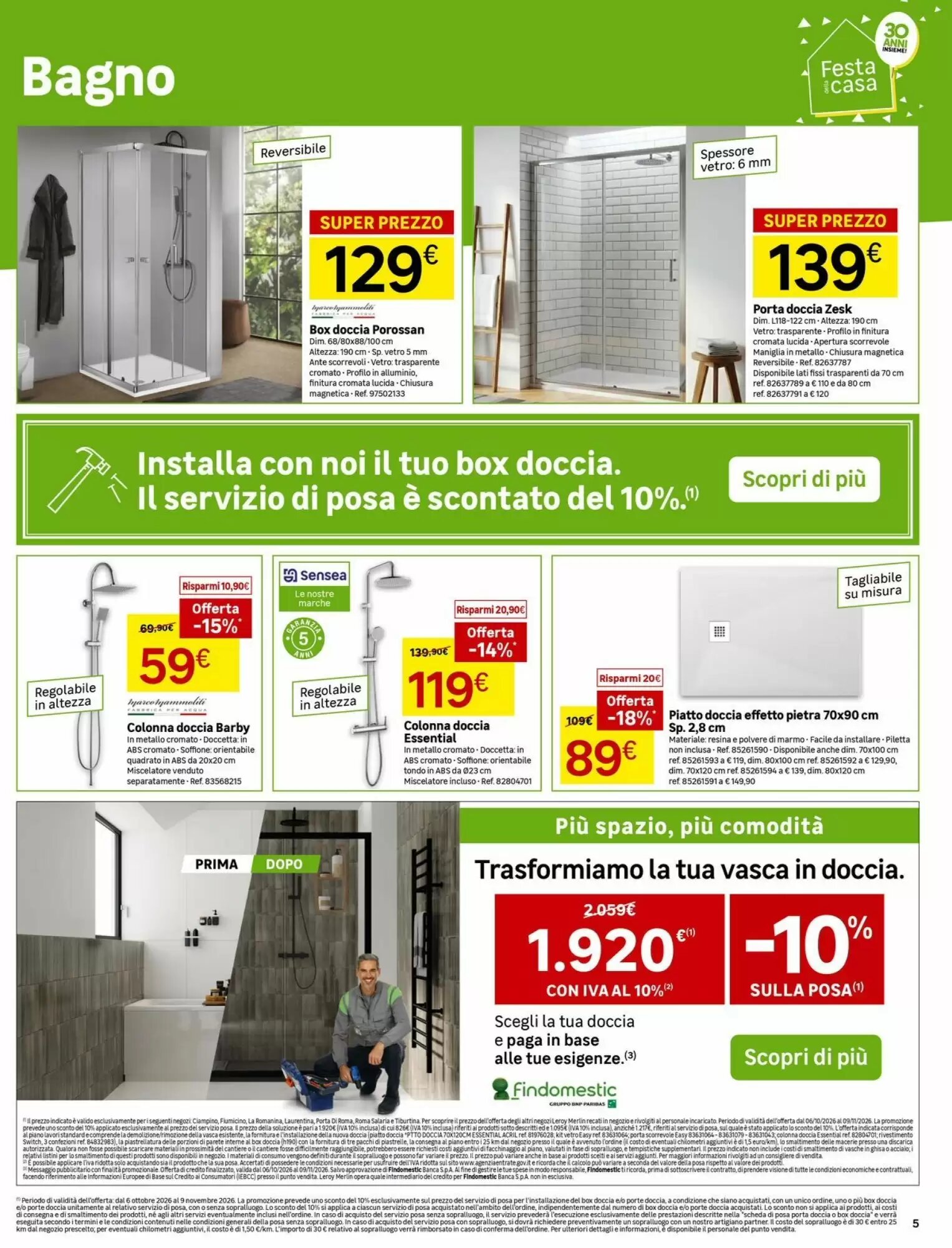 Volantino promozionale Leroy Merlin  valide dal 06/10/2026 - Pagina 5.