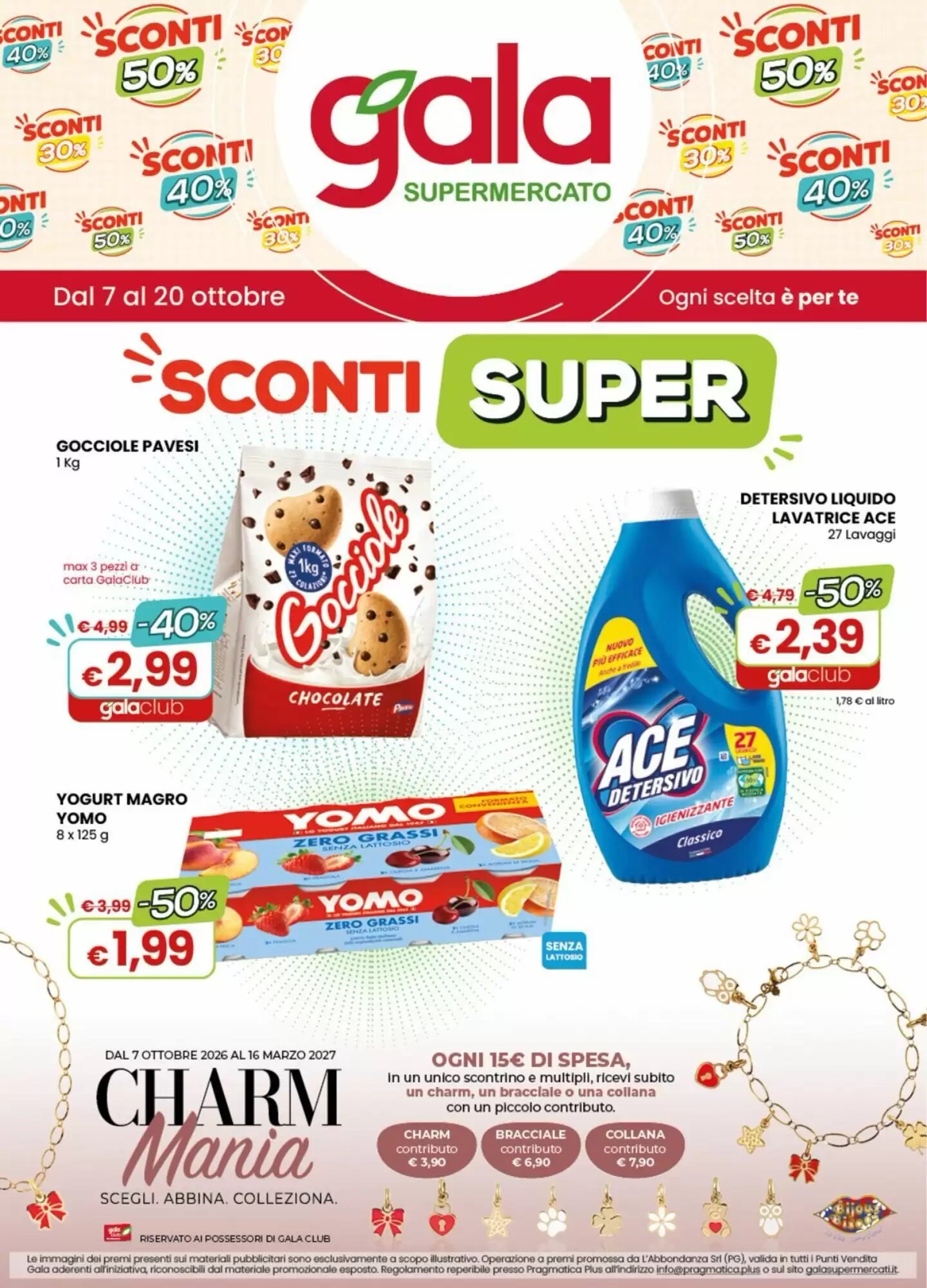 Volantino promozionale Gala Supermercati valide dal 07/10/2026 - Pagina 1.