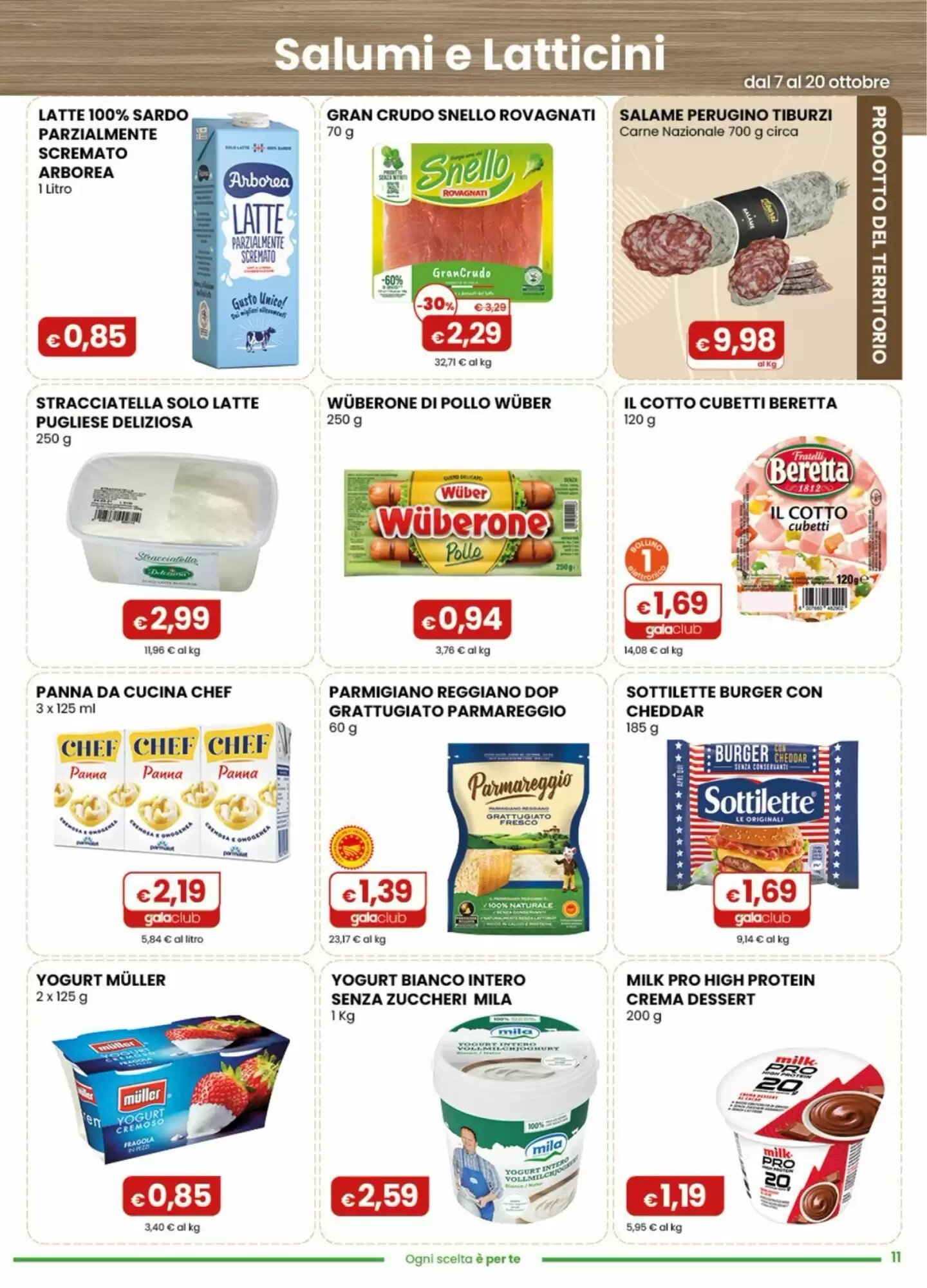 Volantino promozionale Gala Supermercati  valide dal 07/10/2026 - Pagina 11.