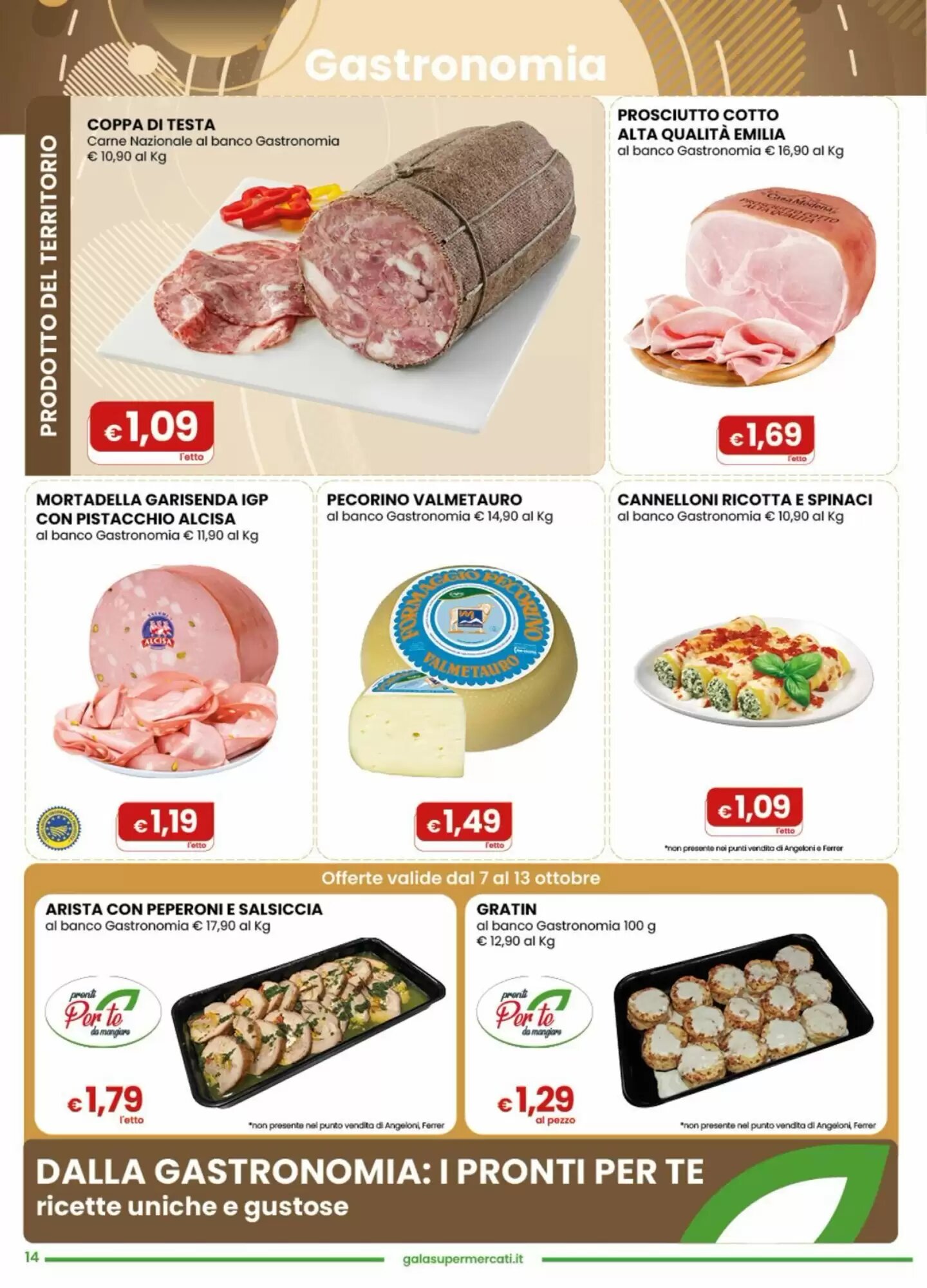 Volantino promozionale Gala Supermercati  valide dal 07/10/2026 - Pagina 14.