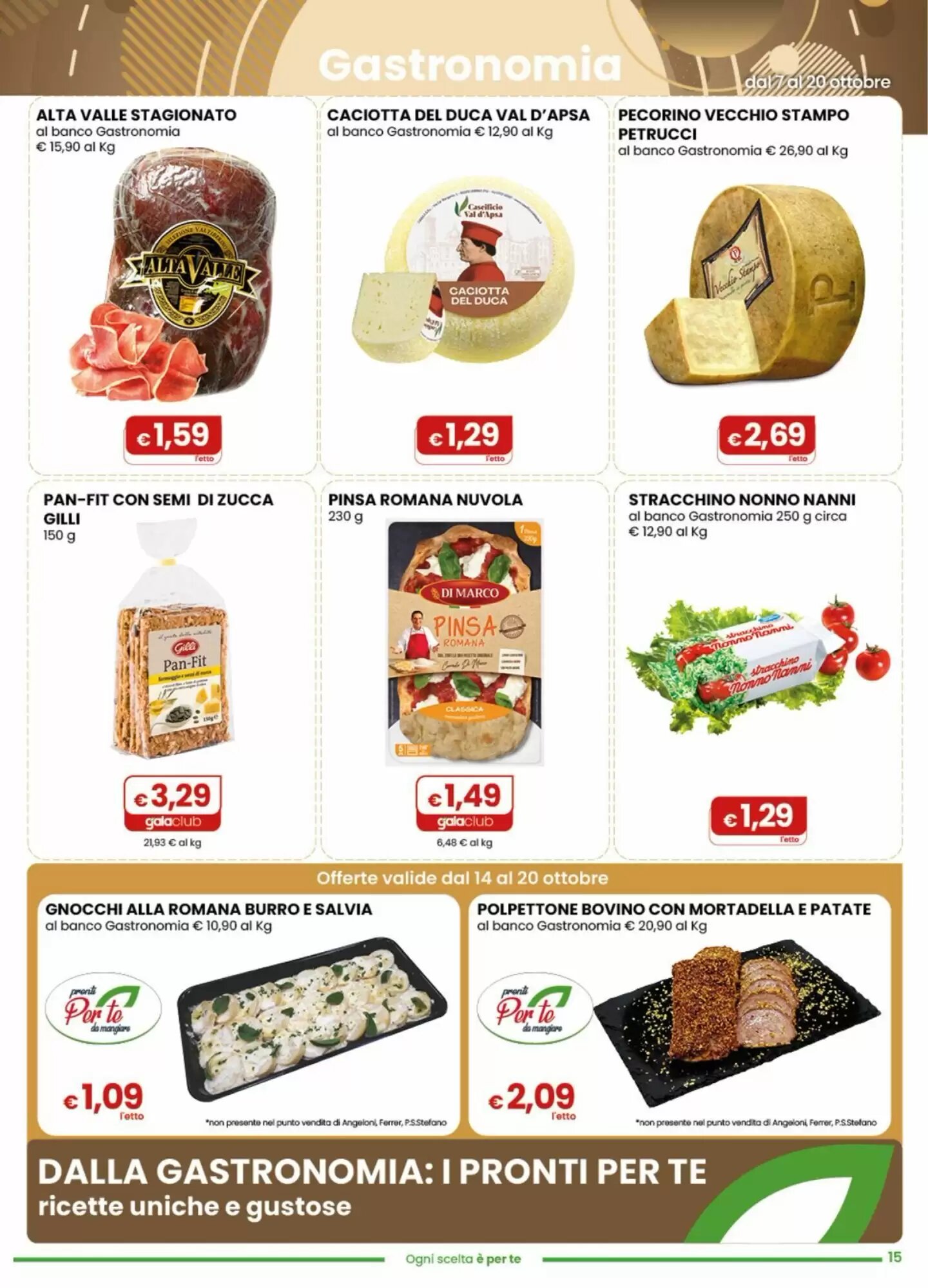 Volantino promozionale Gala Supermercati  valide dal 07/10/2026 - Pagina 15.