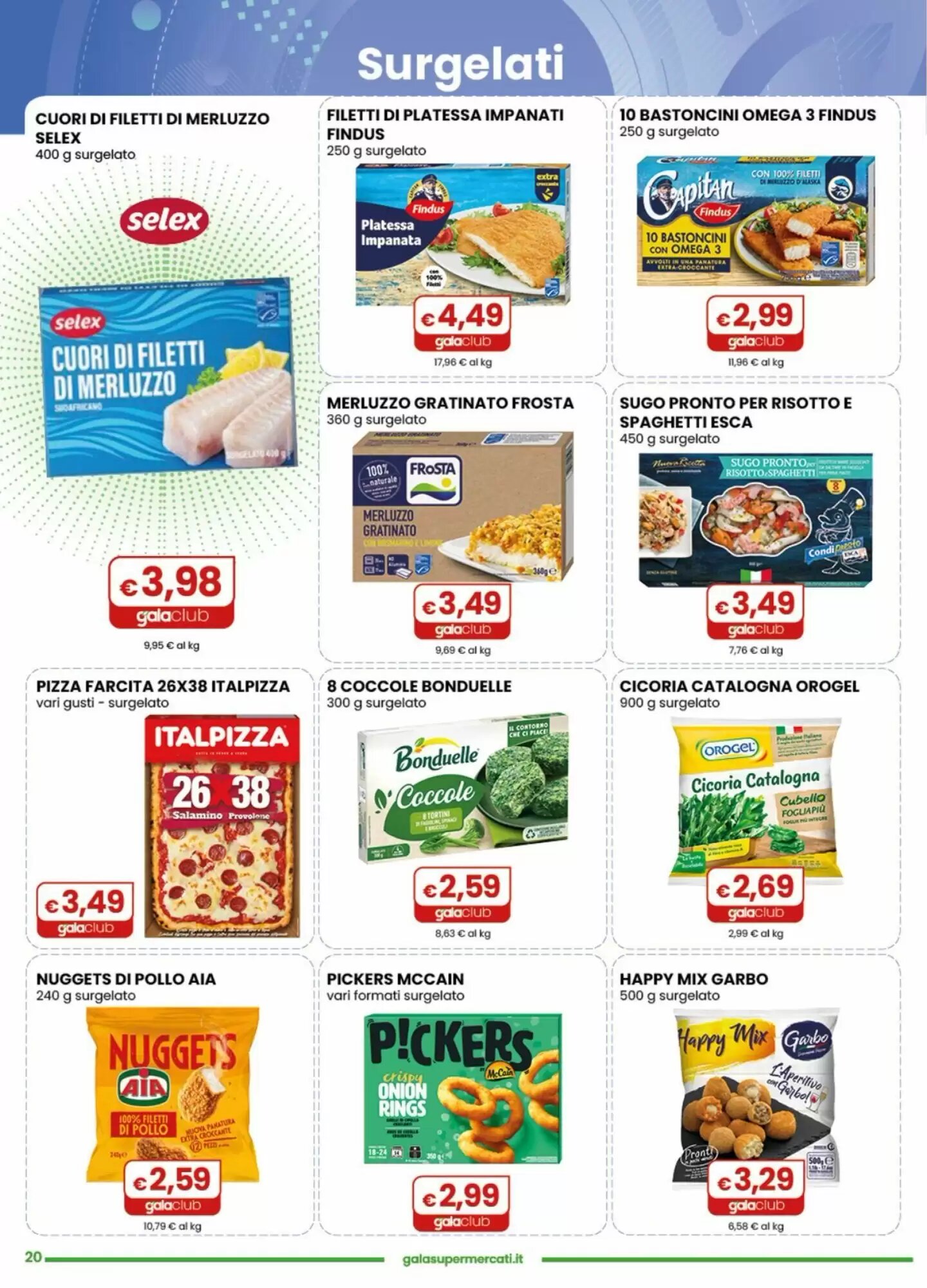 Volantino promozionale Gala Supermercati  valide dal 07/10/2026 - Pagina 20.