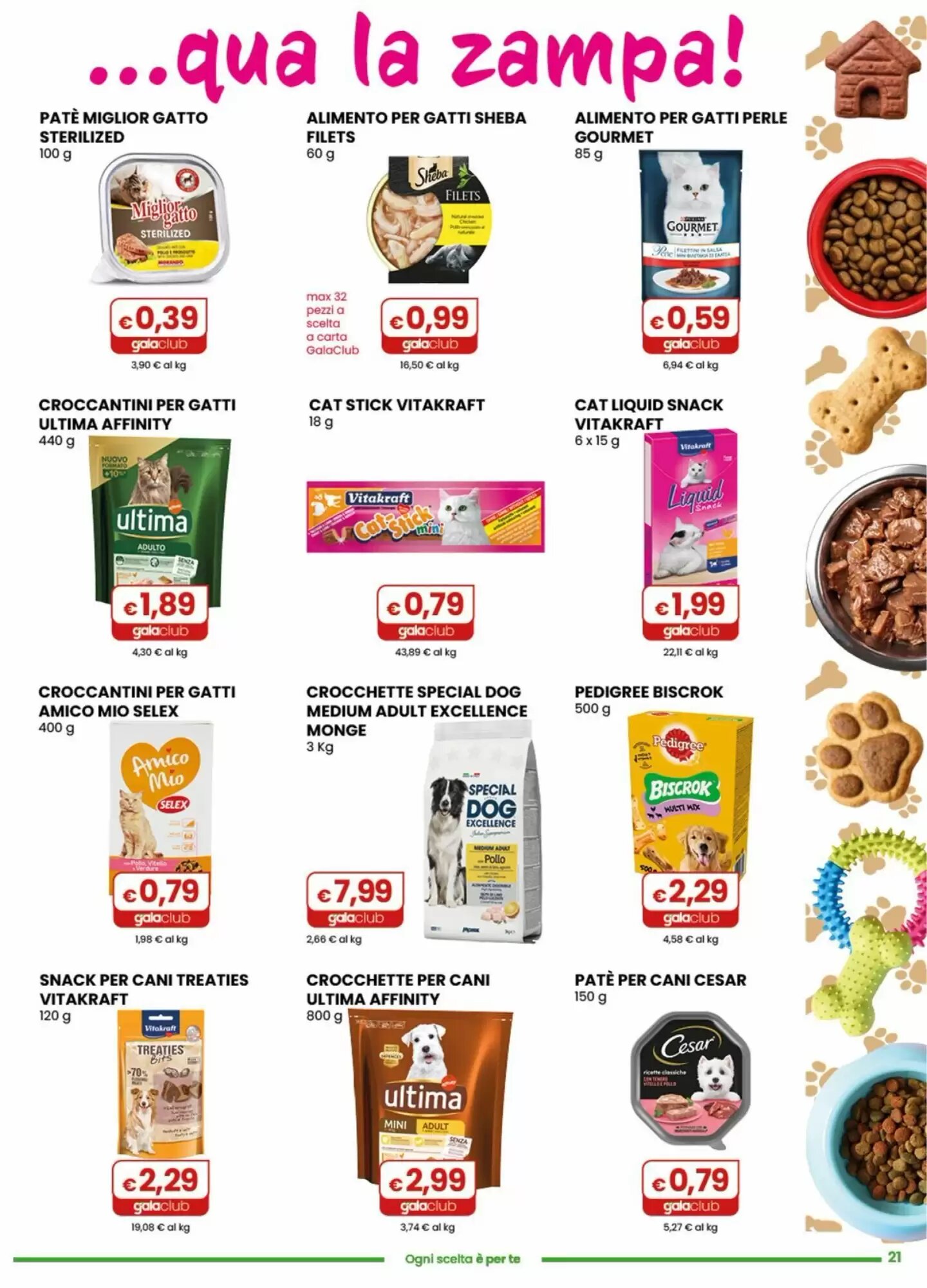 Volantino promozionale Gala Supermercati  valide dal 07/10/2026 - Pagina 21.