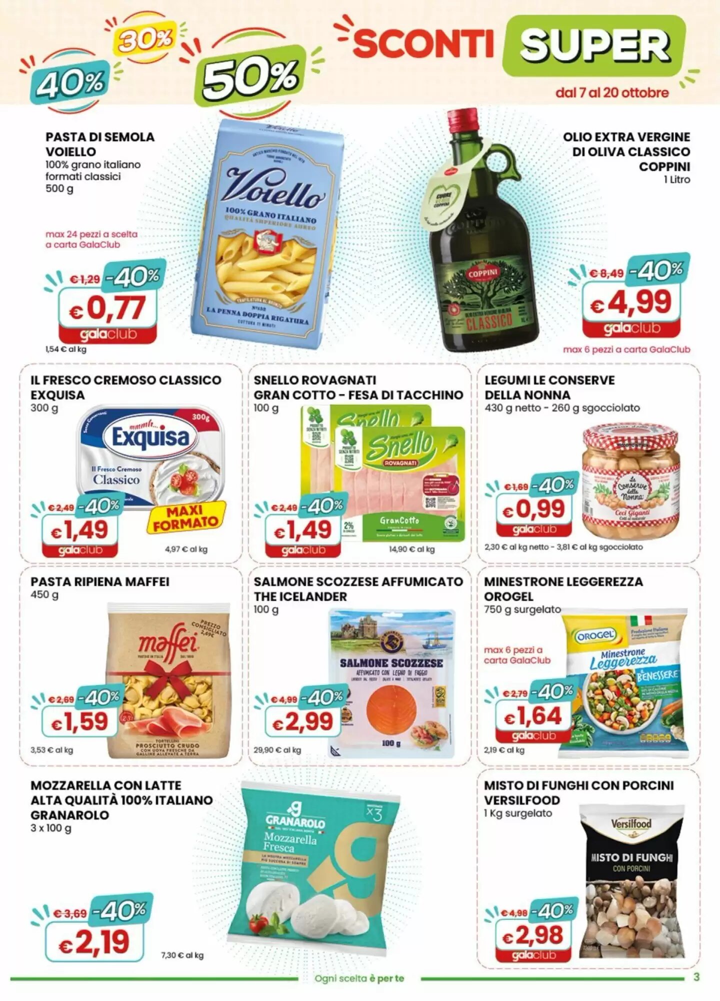 Volantino promozionale Gala Supermercati  valide dal 07/10/2026 - Pagina 3.