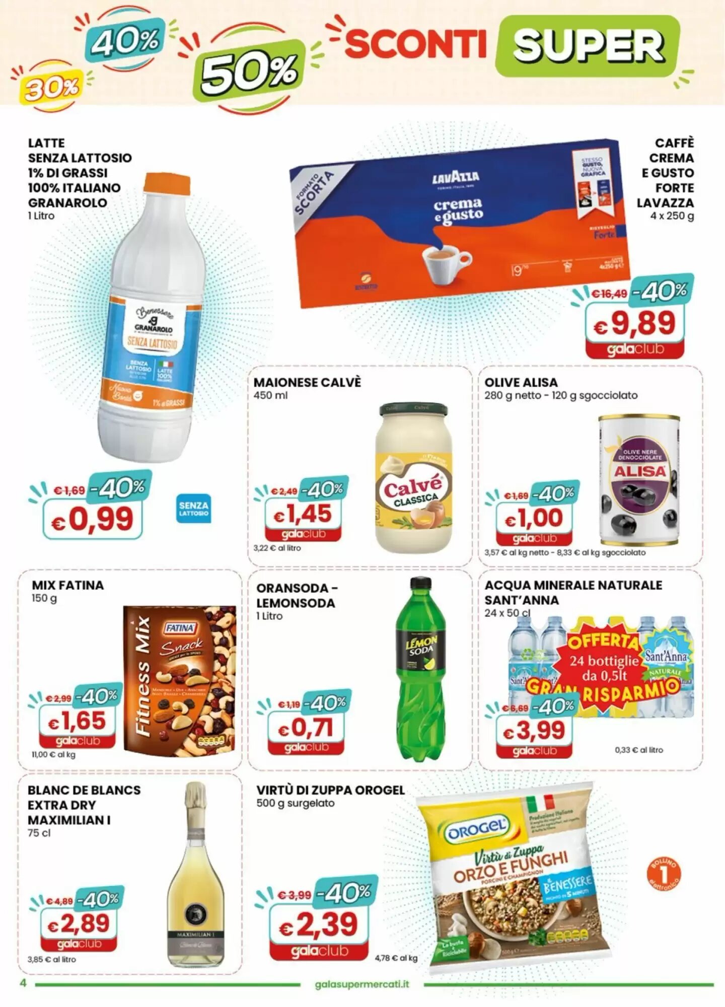 Volantino promozionale Gala Supermercati  valide dal 07/10/2026 - Pagina 4.