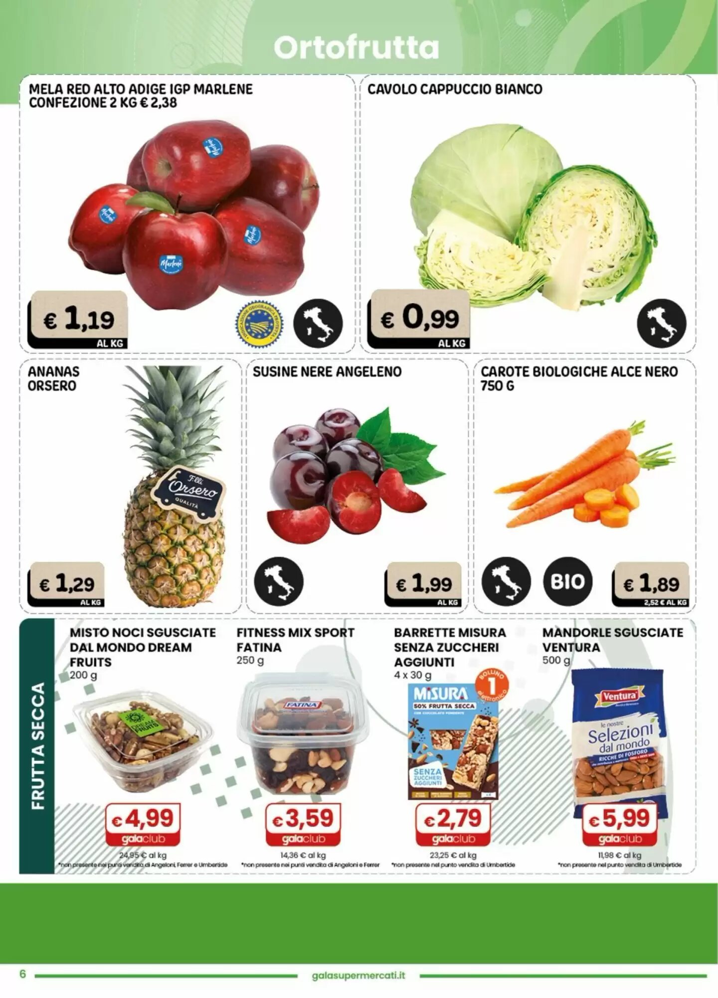 Volantino promozionale Gala Supermercati  valide dal 07/10/2026 - Pagina 6.