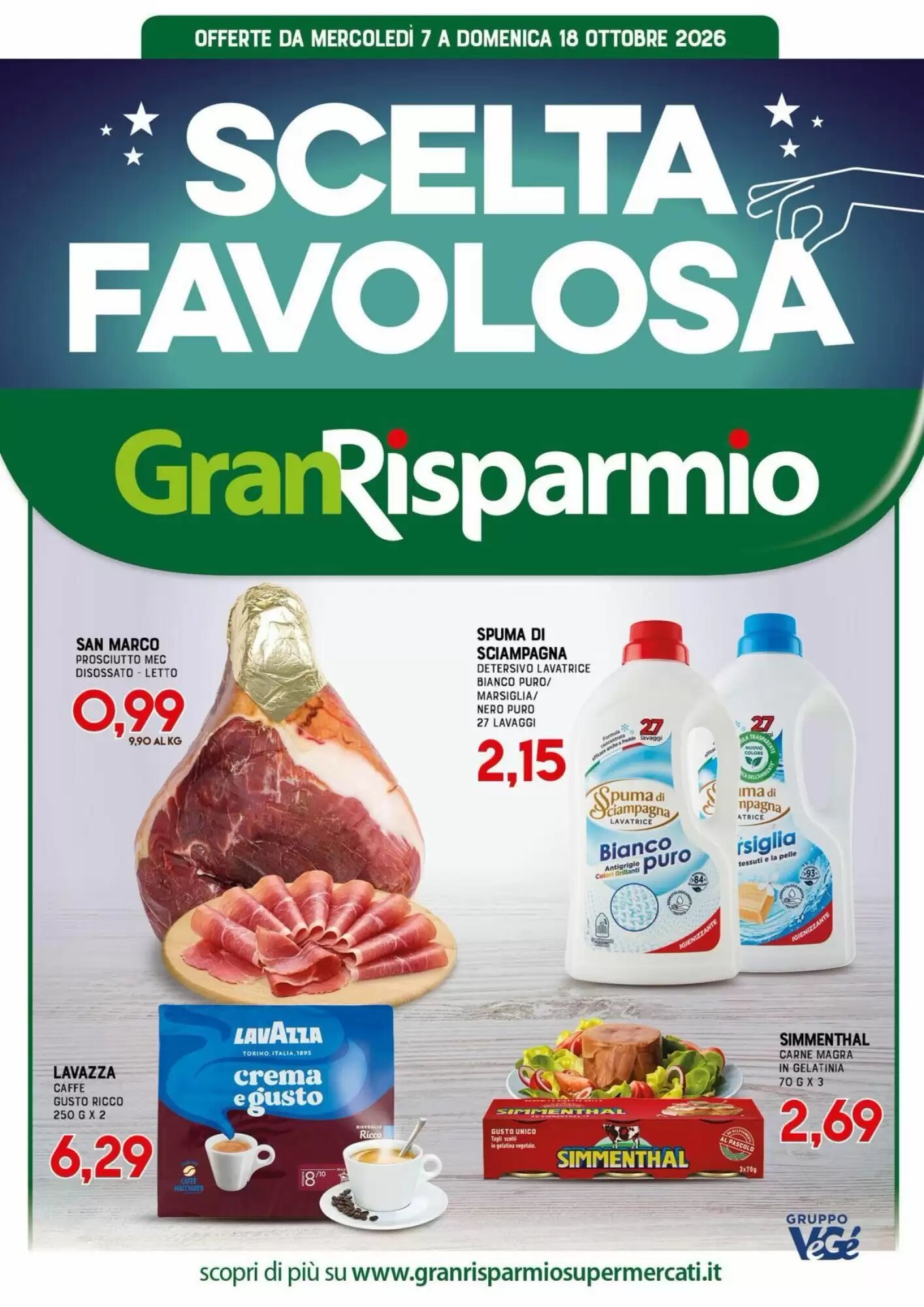Volantino promozionale Gran Risparmio valide dal 07/10/2026 - Pagina 1.
