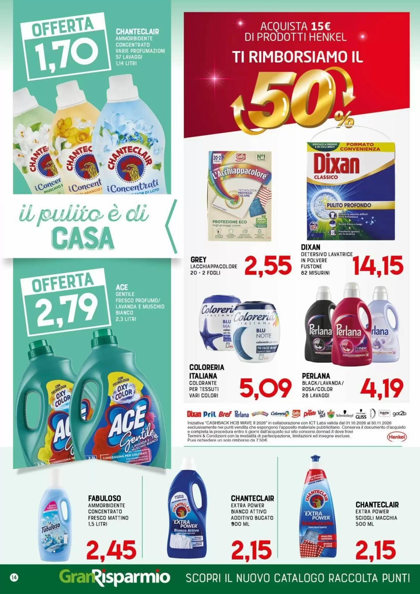 Volantino promozionale Gran Risparmio  valide dal 07/10/2026 - Pagina 14.