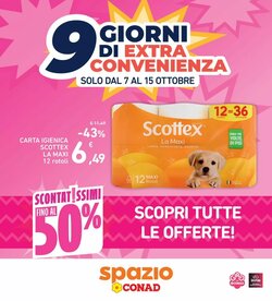 Volantino promozionale Spazio Conad  valide dal 07/10/2026