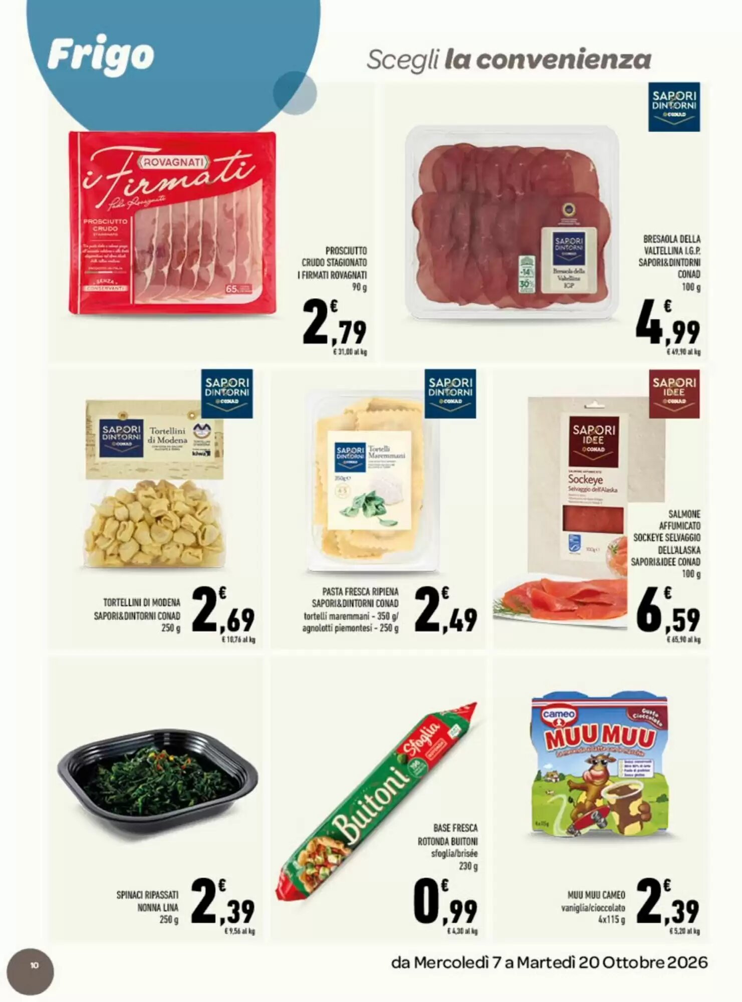 Volantino promozionale Conad  valide dal 07/10/2026 - Pagina 10.