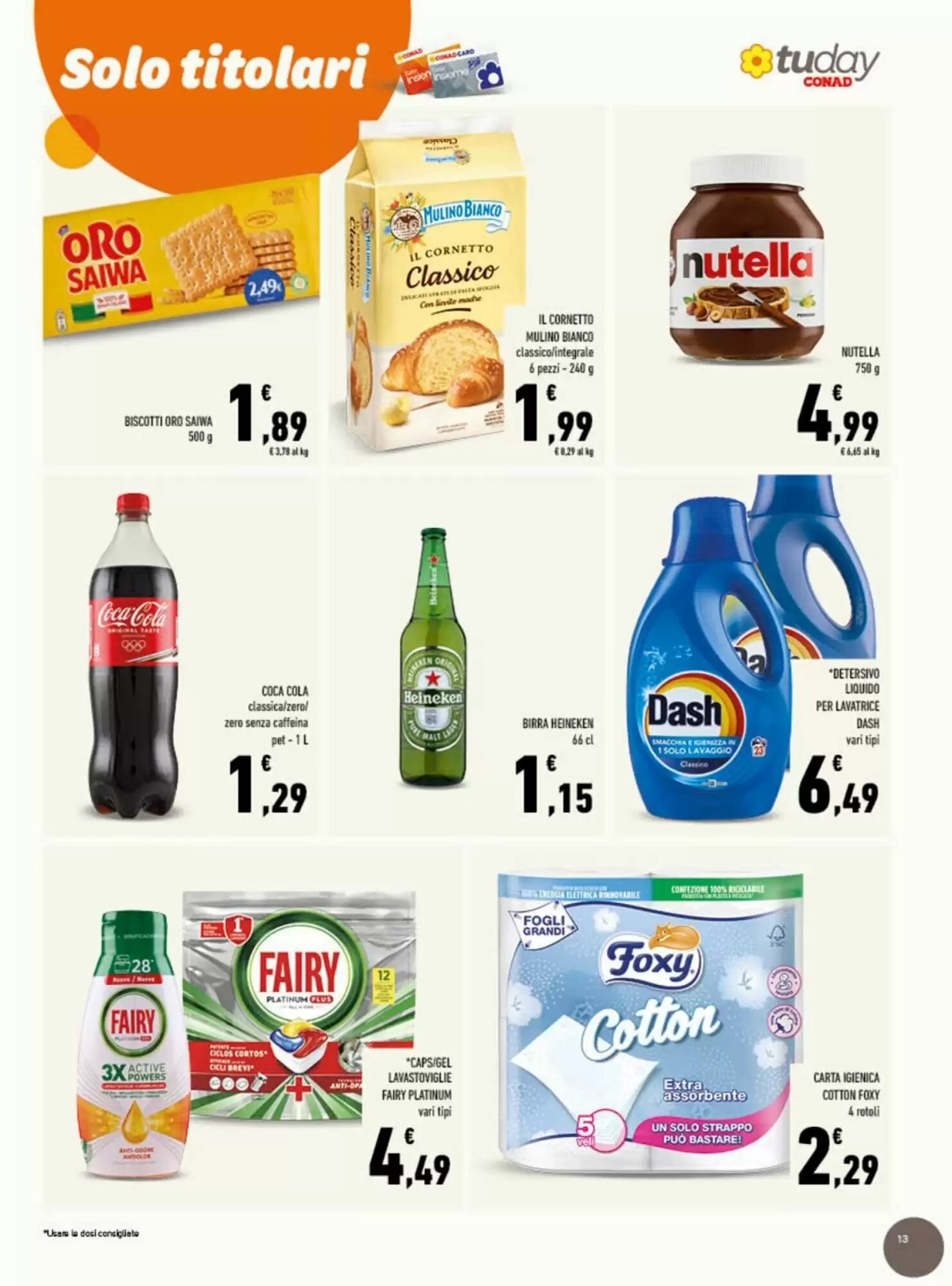 Volantino promozionale Conad  valide dal 07/10/2026 - Pagina 13.