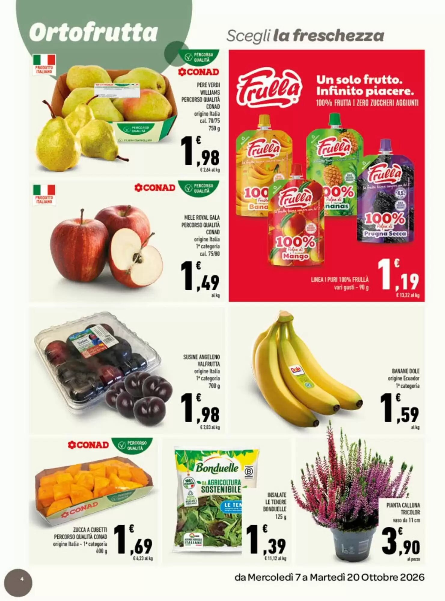 Volantino promozionale Conad  valide dal 07/10/2026 - Pagina 4.