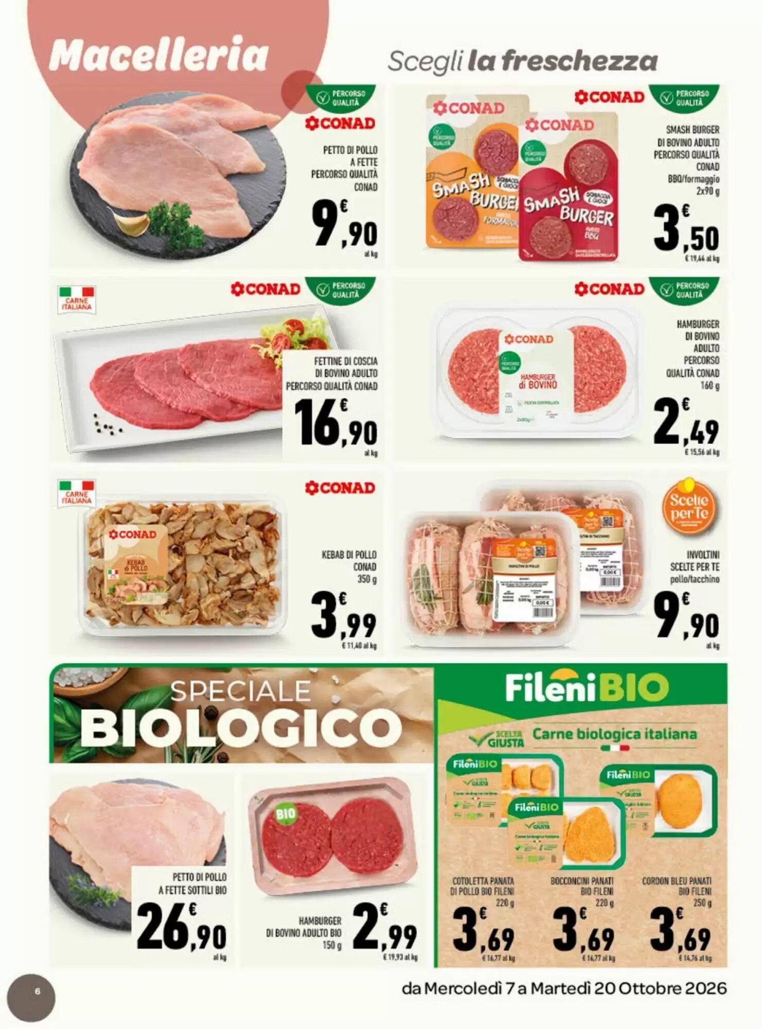 Volantino promozionale Conad  valide dal 07/10/2026 - Pagina 6.