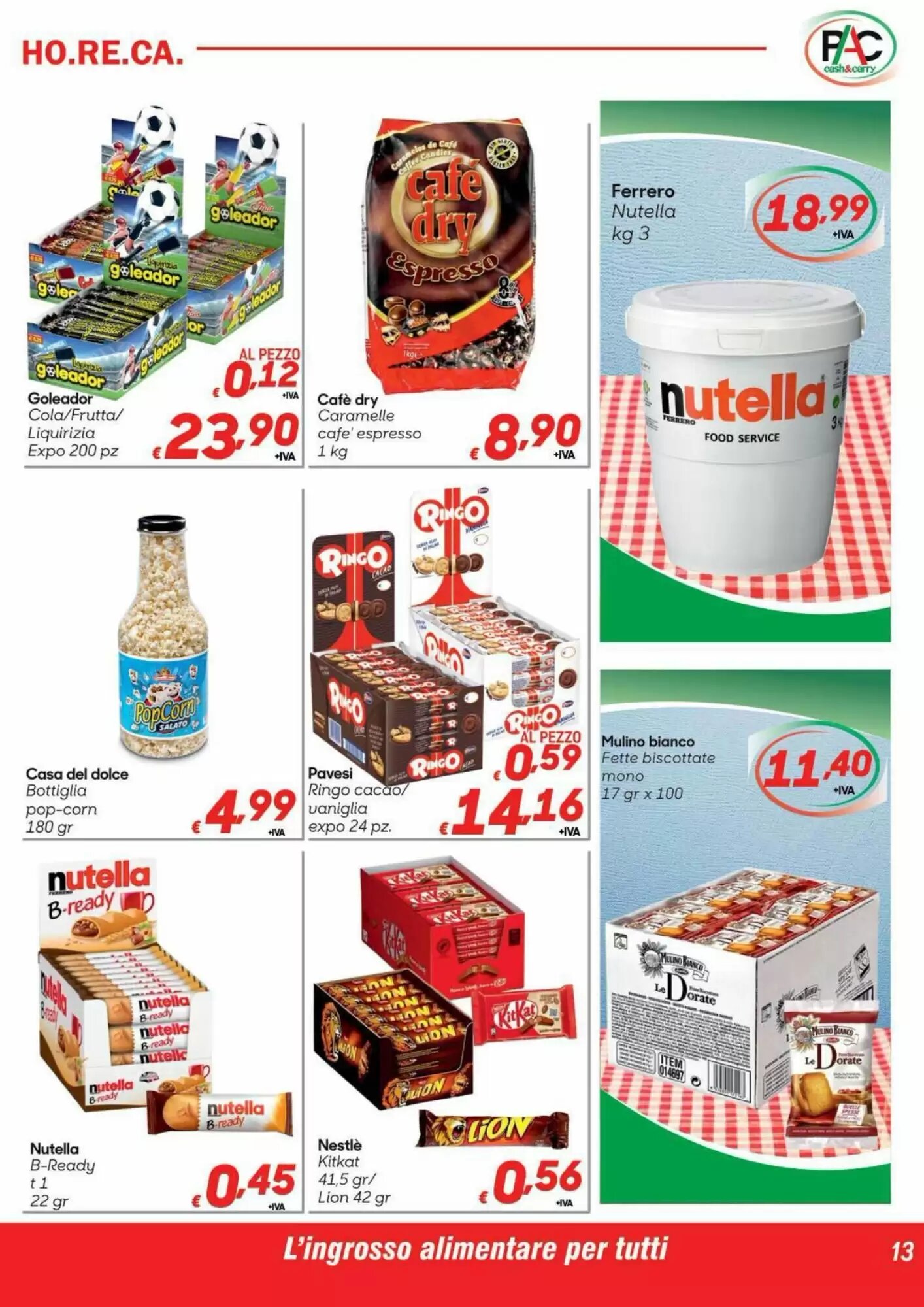 Volantino promozionale Pac Cash&Carry  valide dal 07/10/2026 - Pagina 13.