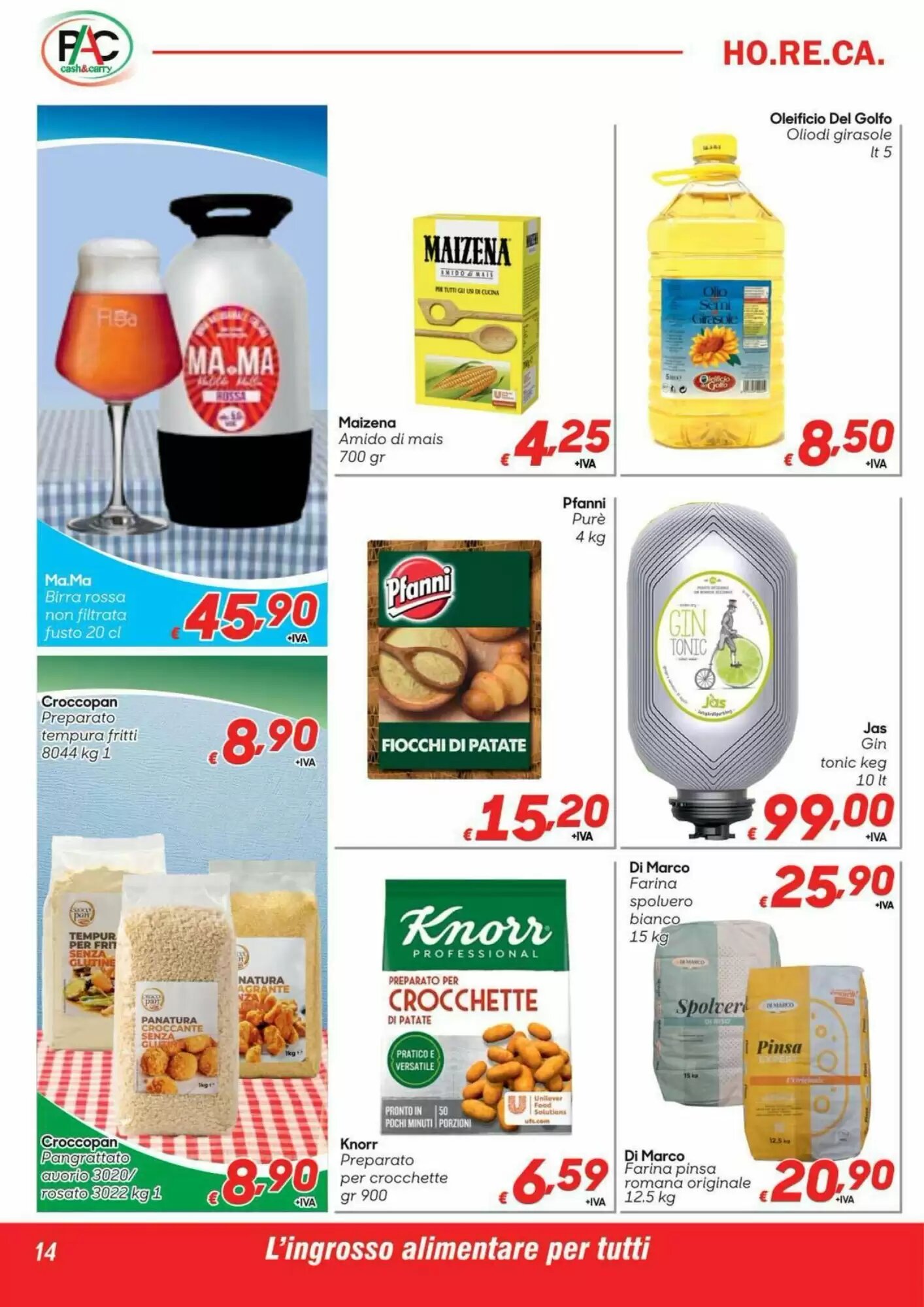 Volantino promozionale Pac Cash&Carry  valide dal 07/10/2026 - Pagina 14.