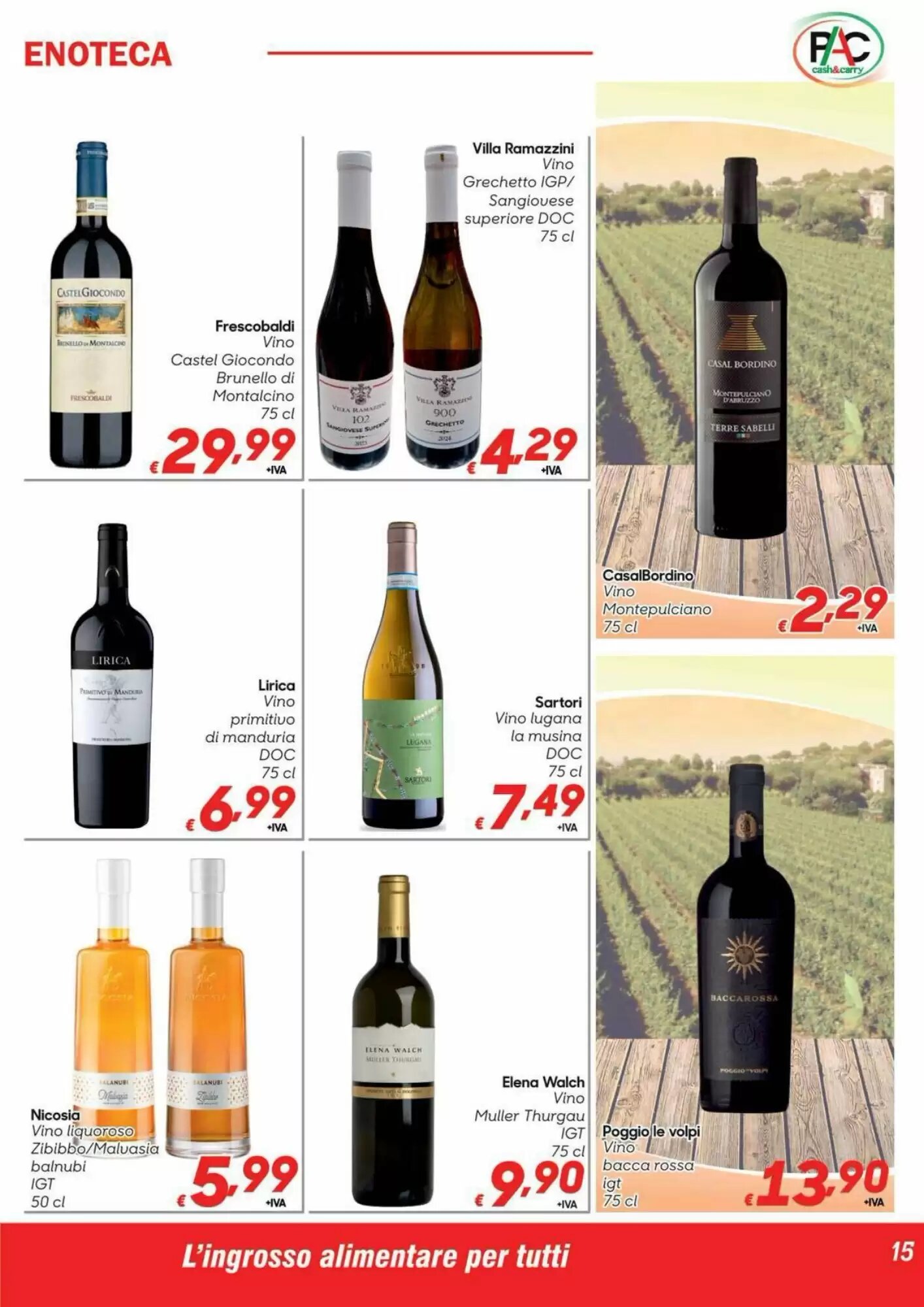 Volantino promozionale Pac Cash&Carry  valide dal 07/10/2026 - Pagina 15.