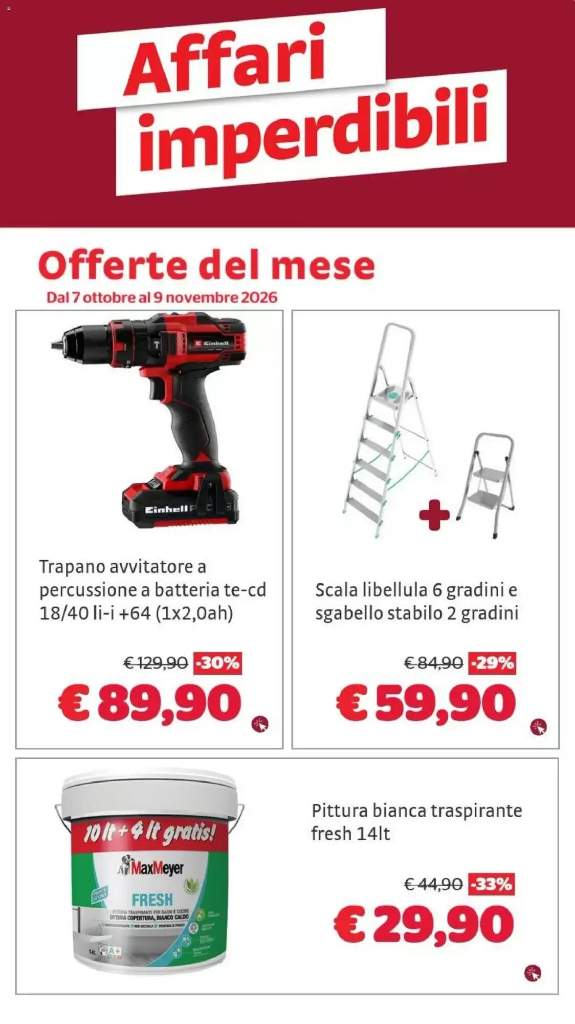 Volantino promozionale Bricocenter  valide dal 07/10/2026 - Pagina 1.