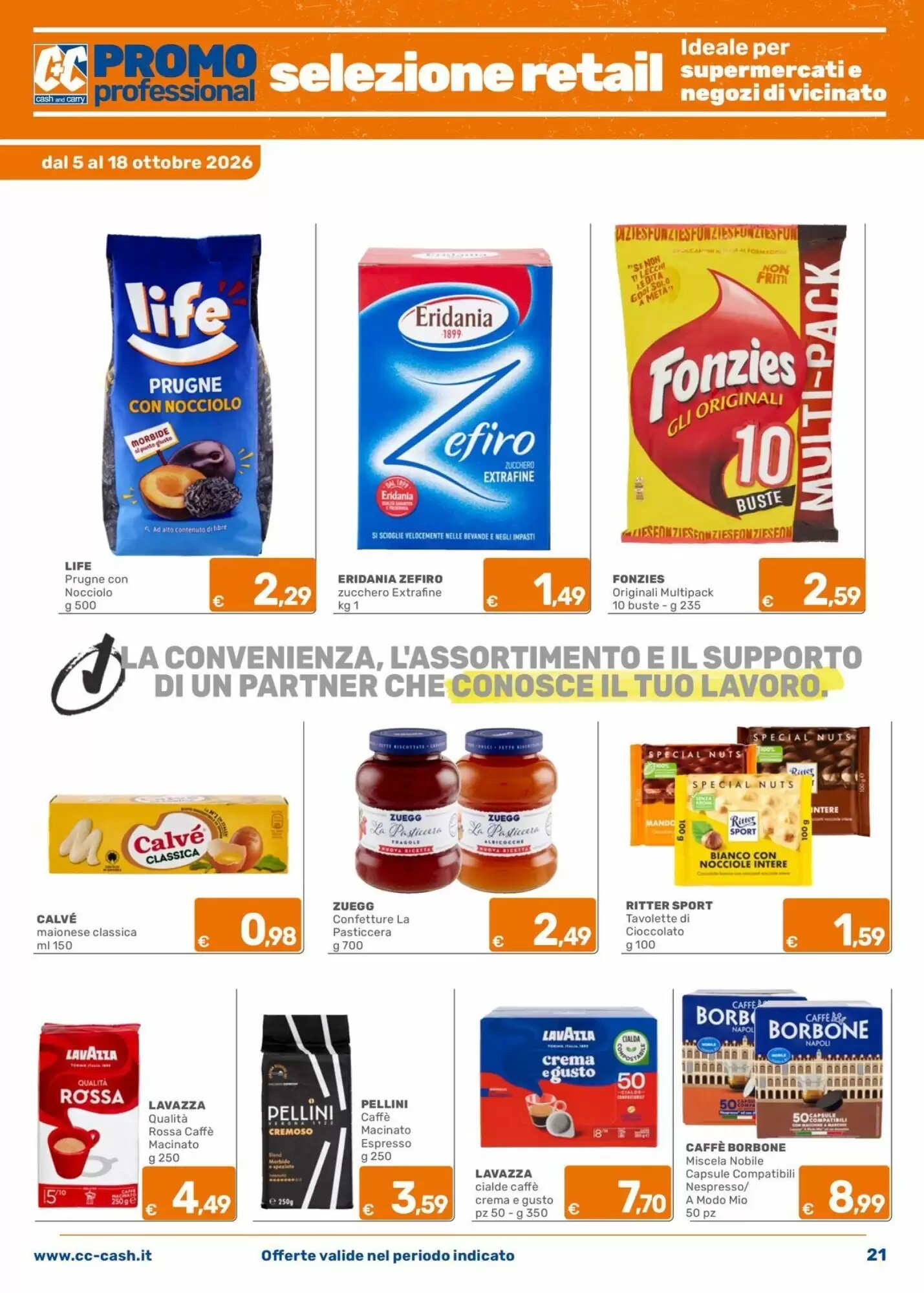 Volantino promozionale C+C Cash and Carry  valide dal 07/10/2026 - Pagina 21.