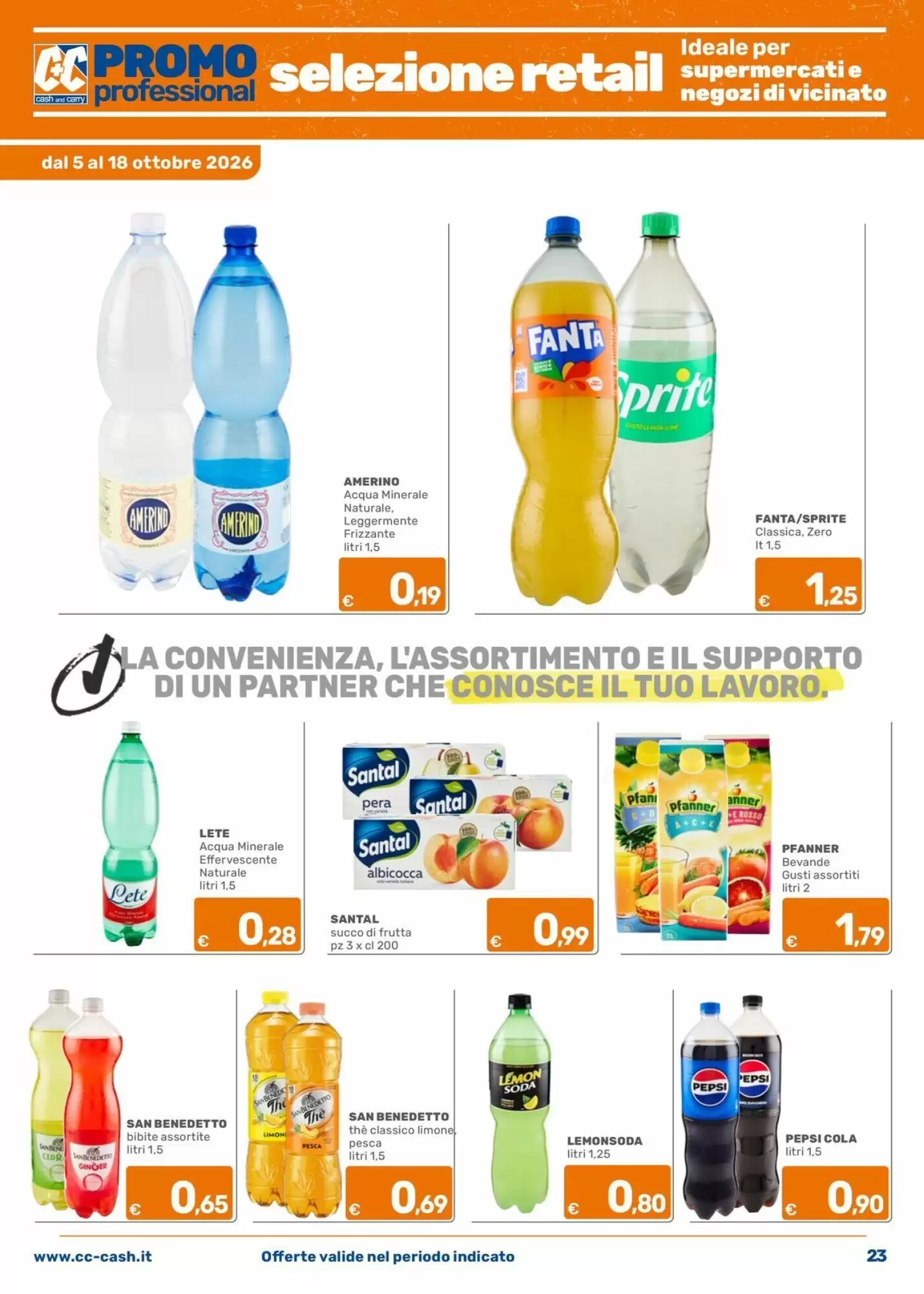 Volantino promozionale C+C Cash and Carry  valide dal 07/10/2026 - Pagina 23.