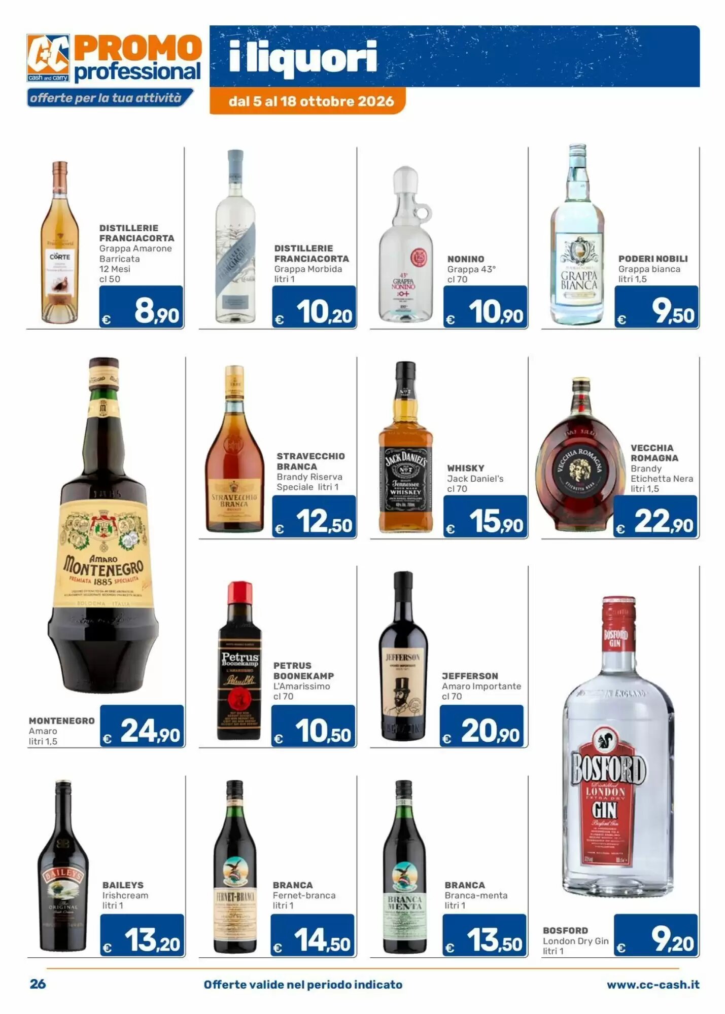 Volantino promozionale C+C Cash and Carry  valide dal 07/10/2026 - Pagina 26.