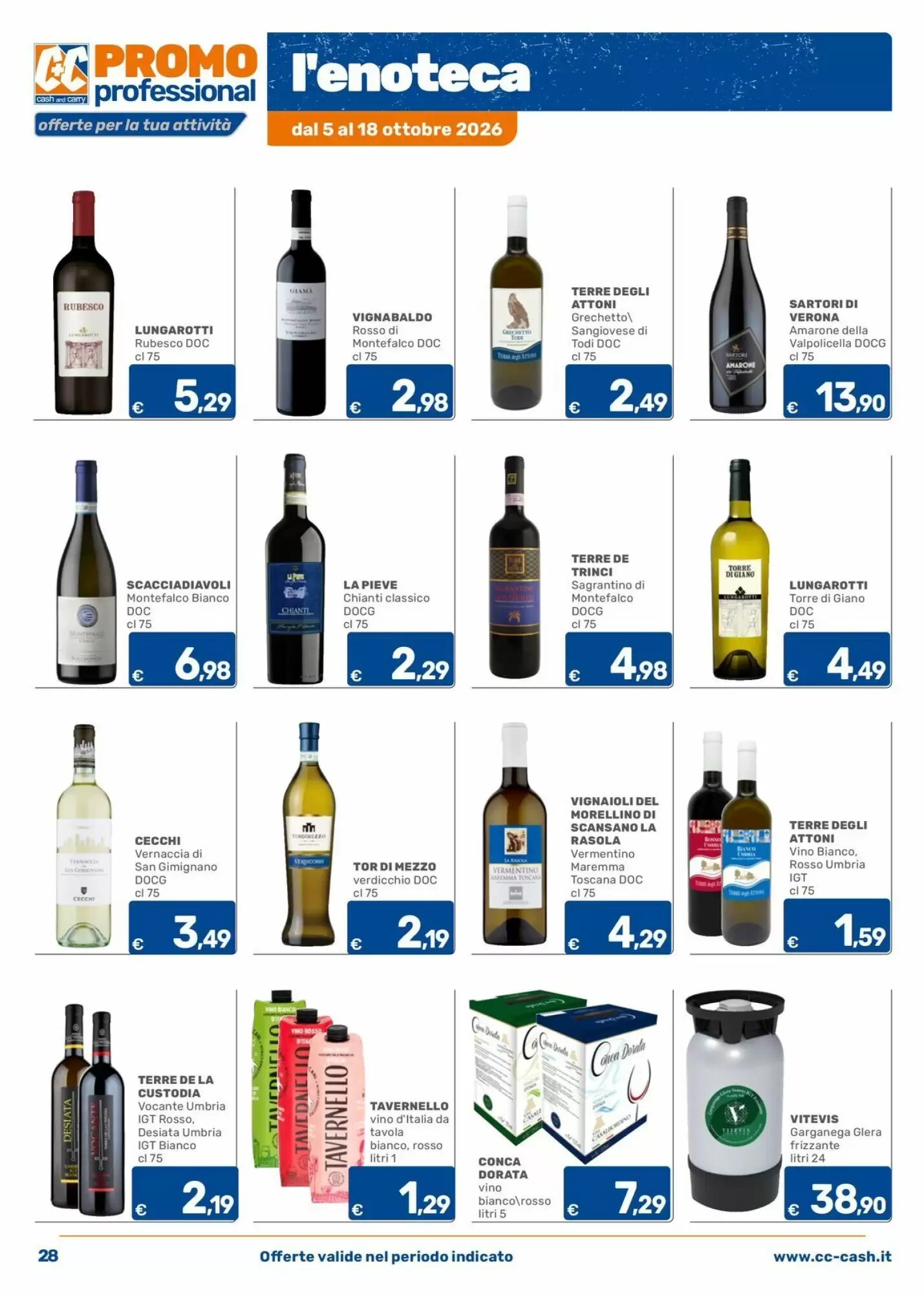 Volantino promozionale C+C Cash and Carry  valide dal 07/10/2026 - Pagina 28.