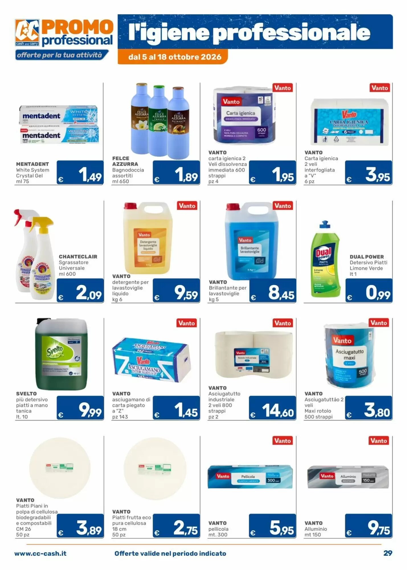 Volantino promozionale C+C Cash and Carry  valide dal 07/10/2026 - Pagina 29.