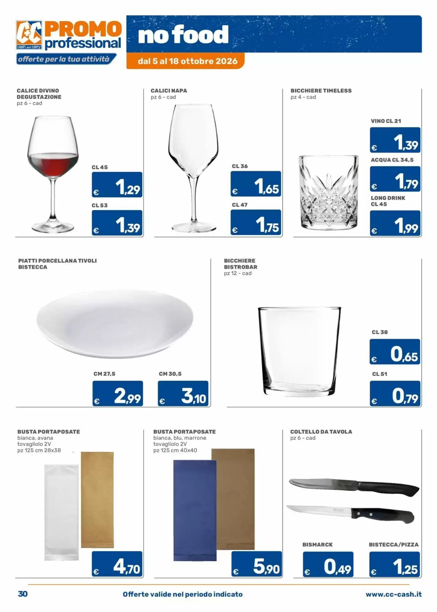 Volantino promozionale C+C Cash and Carry  valide dal 07/10/2026 - Pagina 30.