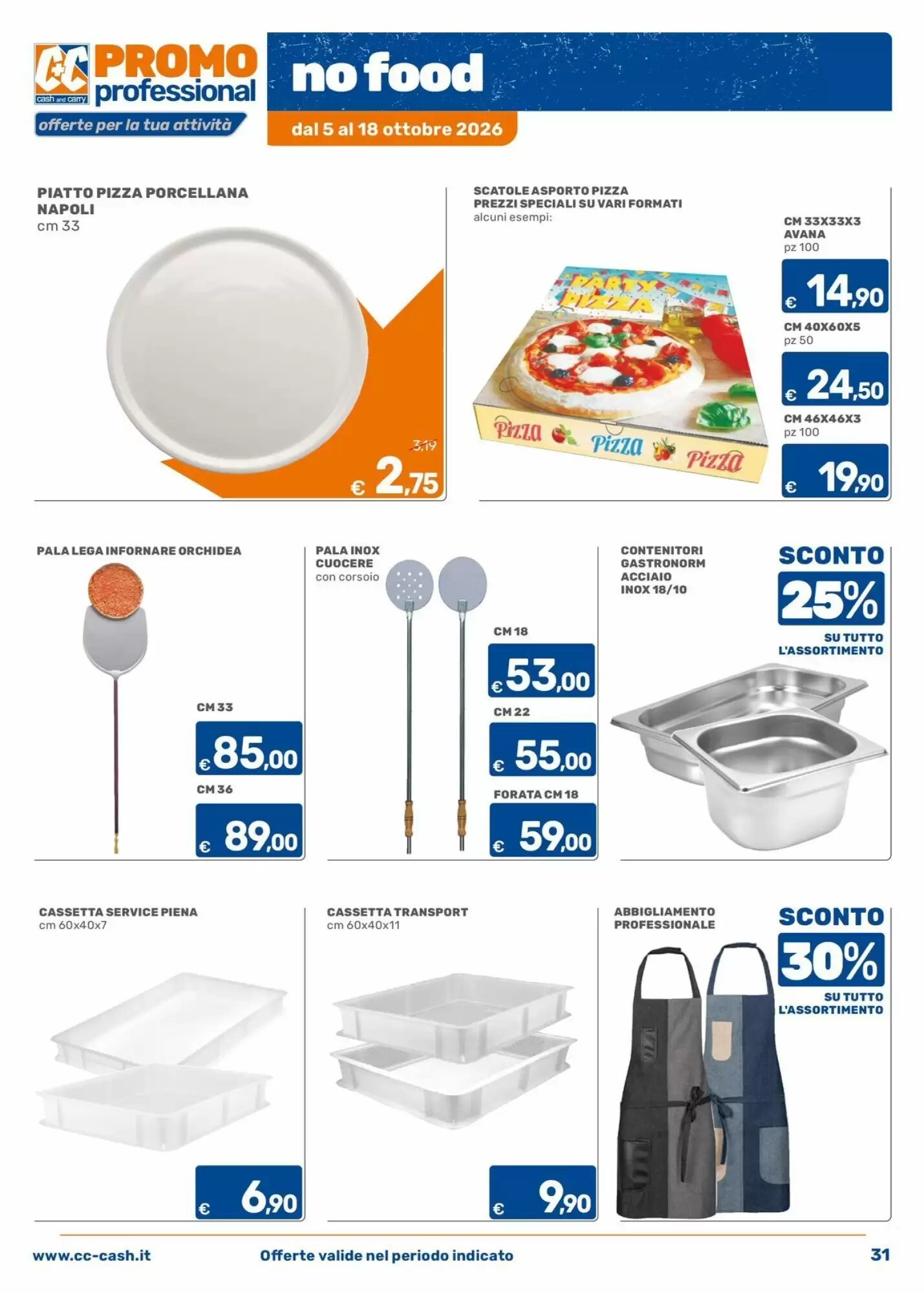 Volantino promozionale C+C Cash and Carry  valide dal 07/10/2026 - Pagina 31.