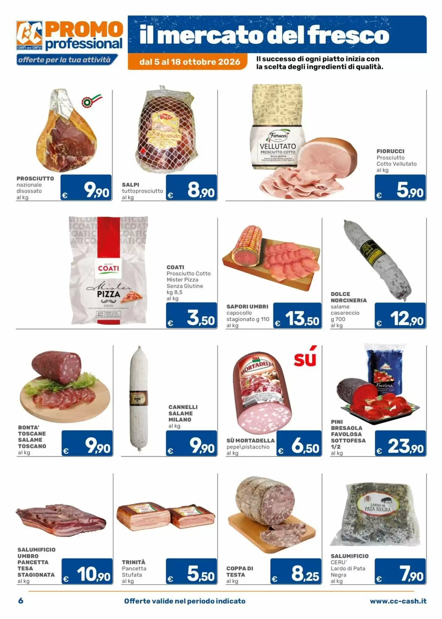 Volantino promozionale C+C Cash and Carry  valide dal 07/10/2026 - Pagina 6.